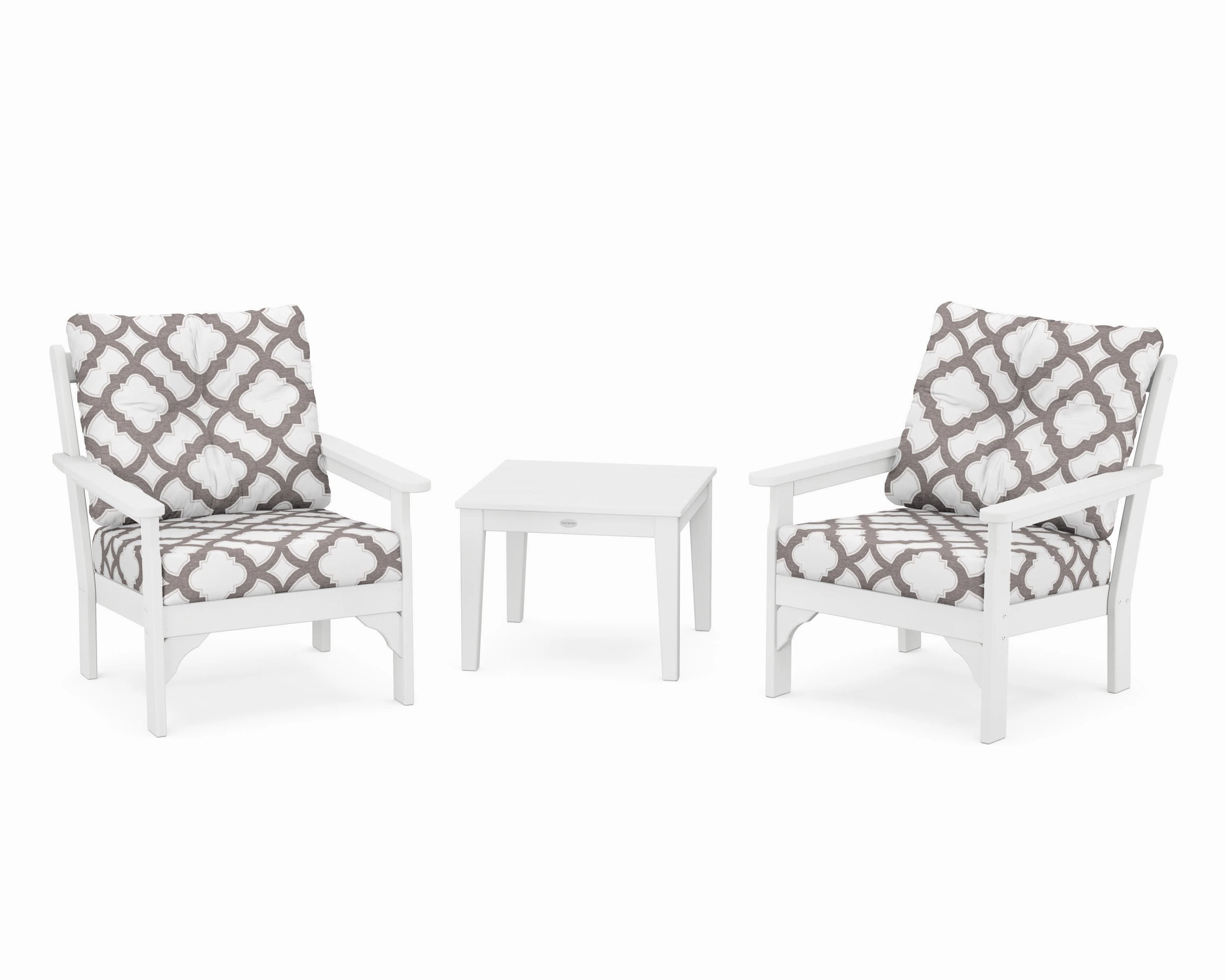 Vineyard 3-Piece Deep Seating Set
