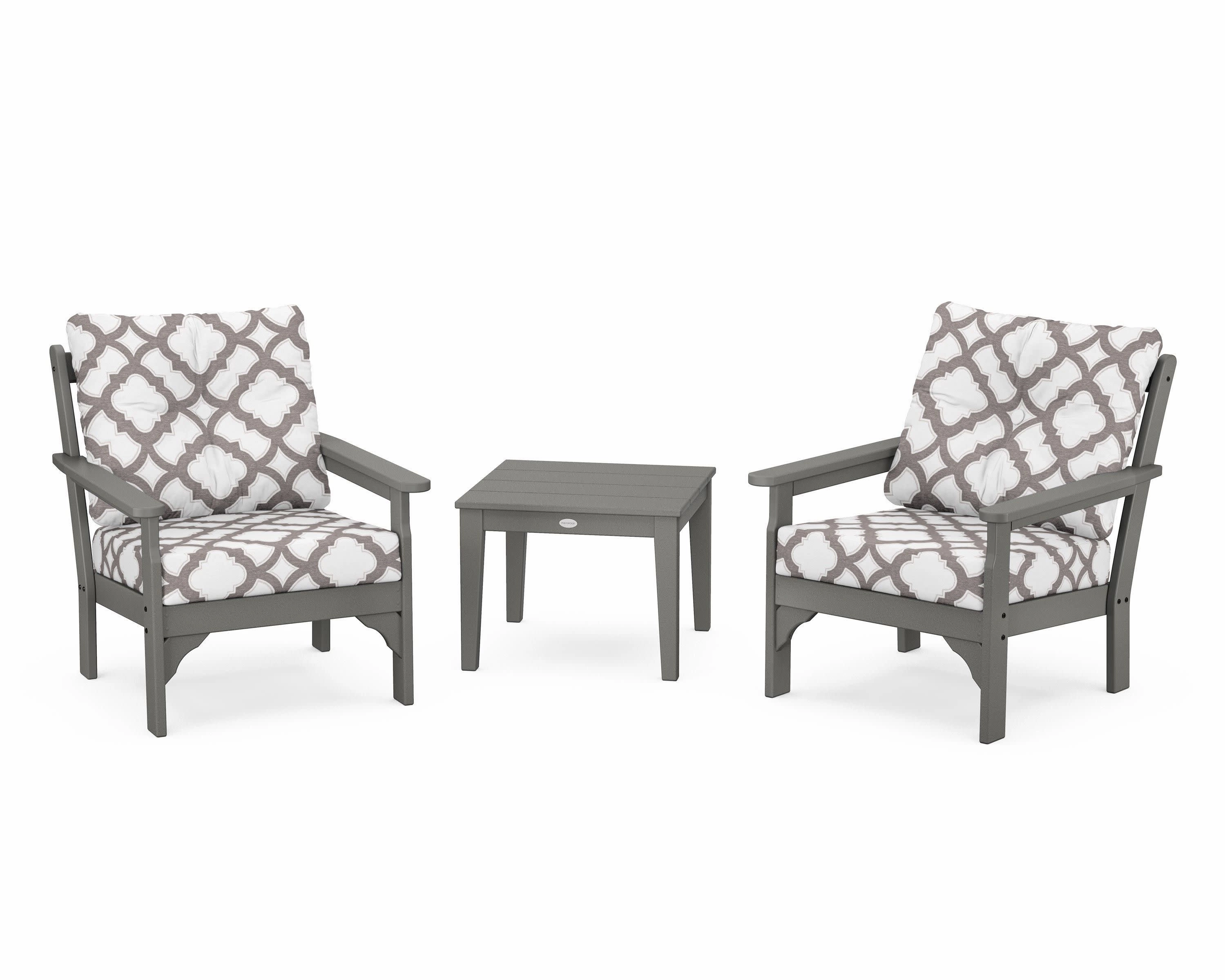 Vineyard 3-Piece Deep Seating Set