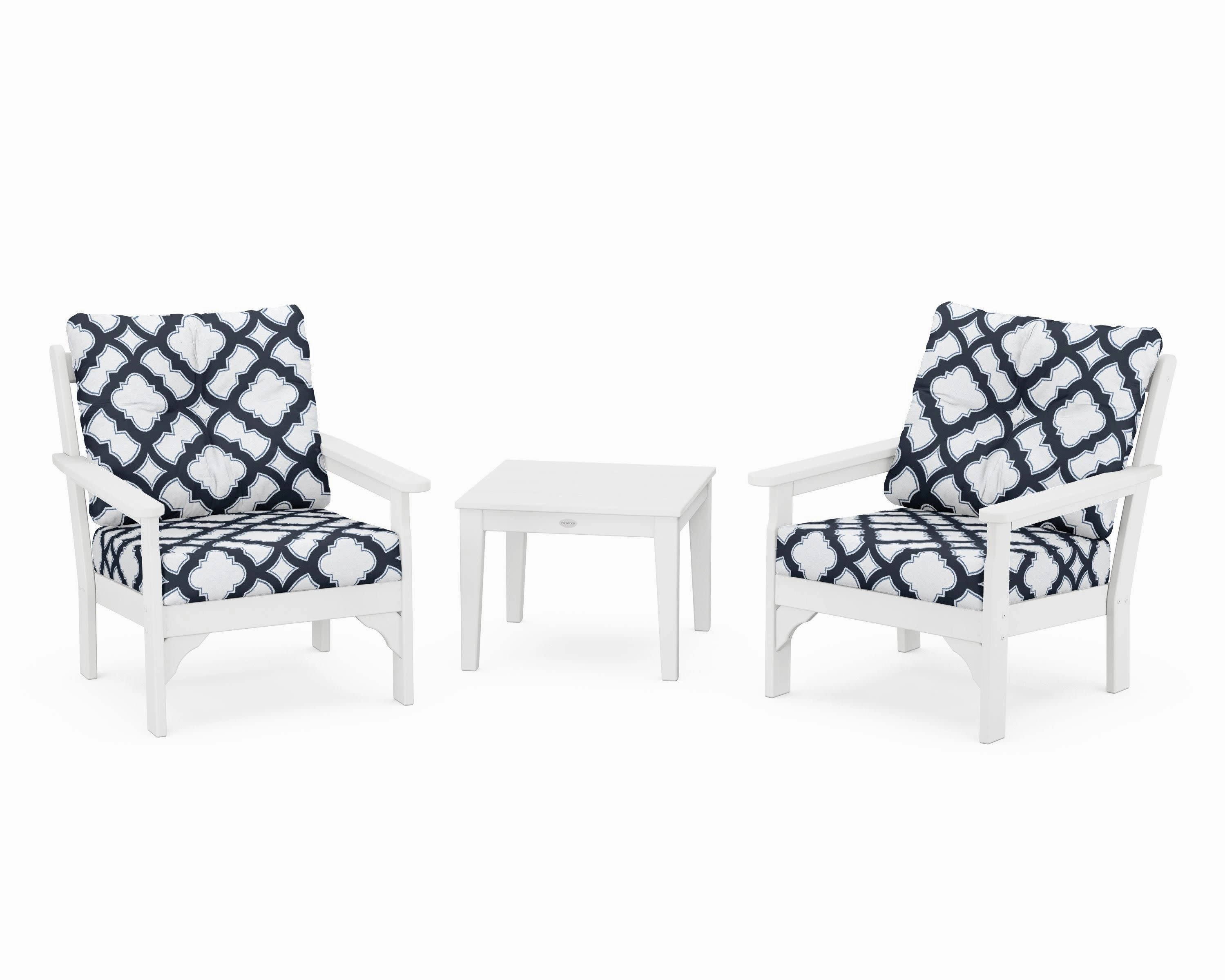 Vineyard 3-Piece Deep Seating Set