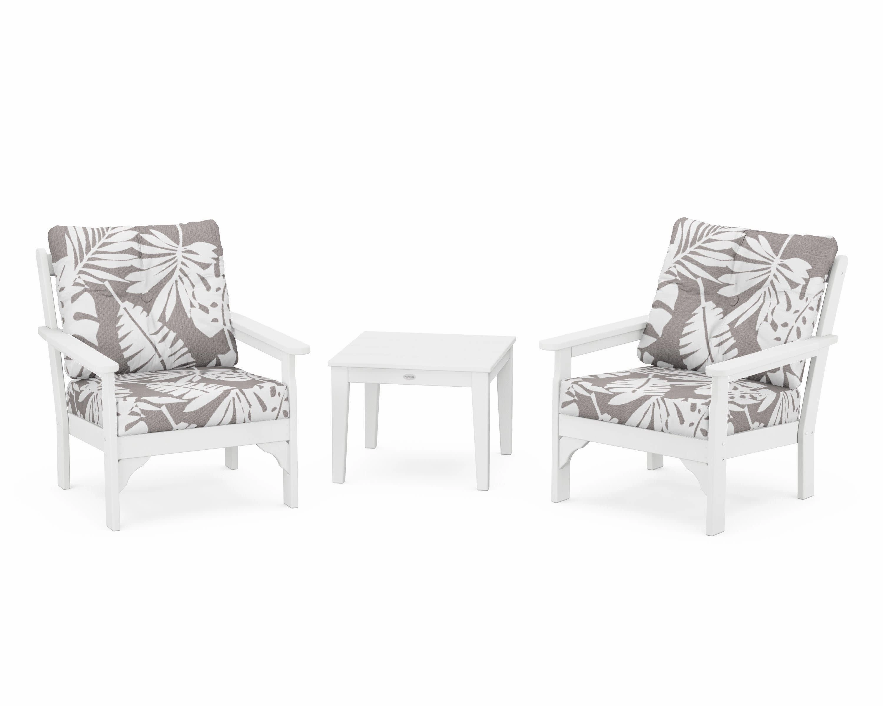 Vineyard 3-Piece Deep Seating Set