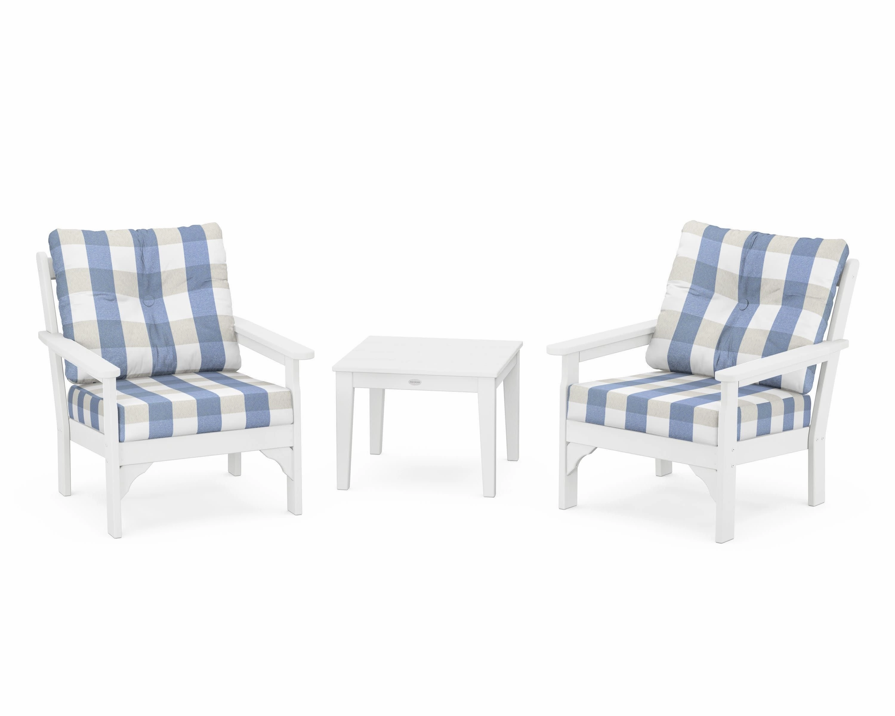 Vineyard 3-Piece Deep Seating Set