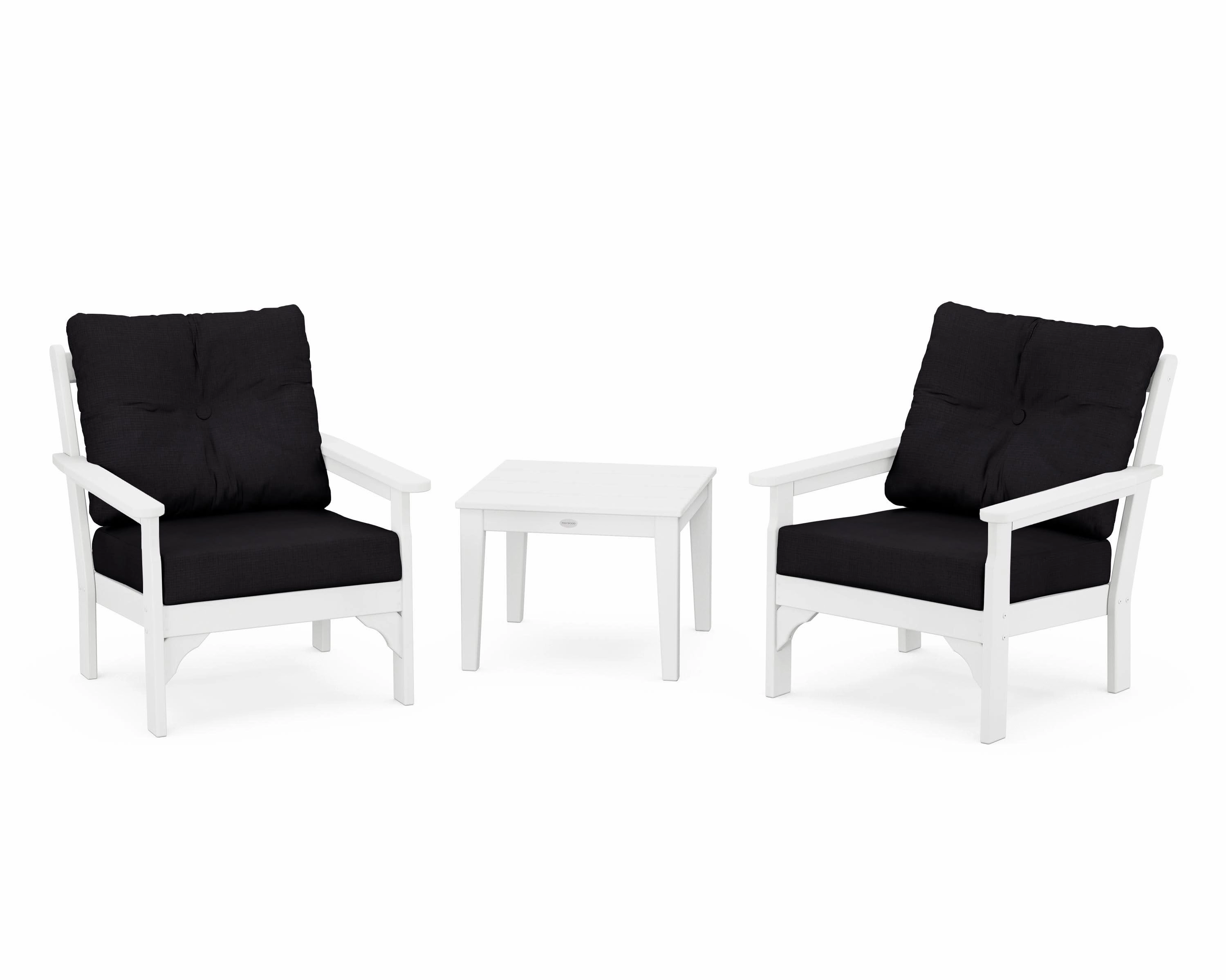 Vineyard 3-Piece Deep Seating Set