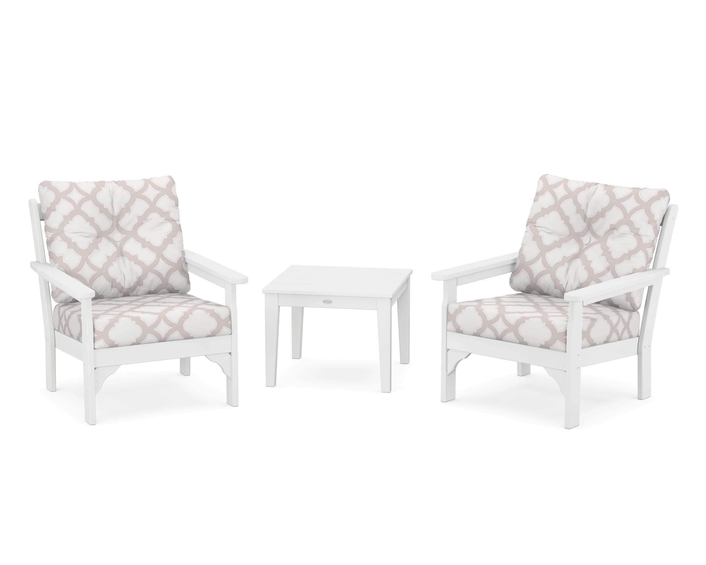 Vineyard 3-Piece Deep Seating Set