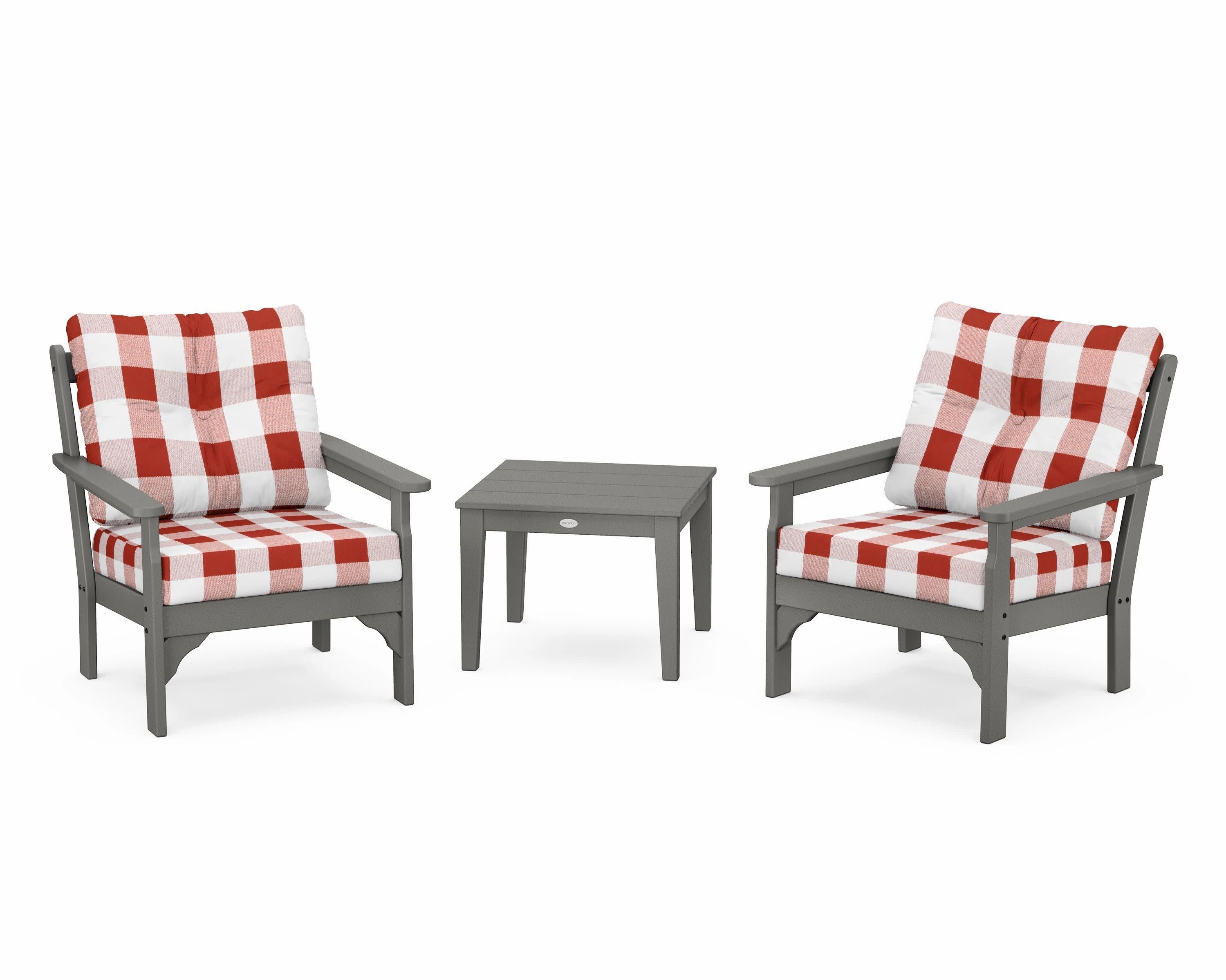 Vineyard 3-Piece Deep Seating Set