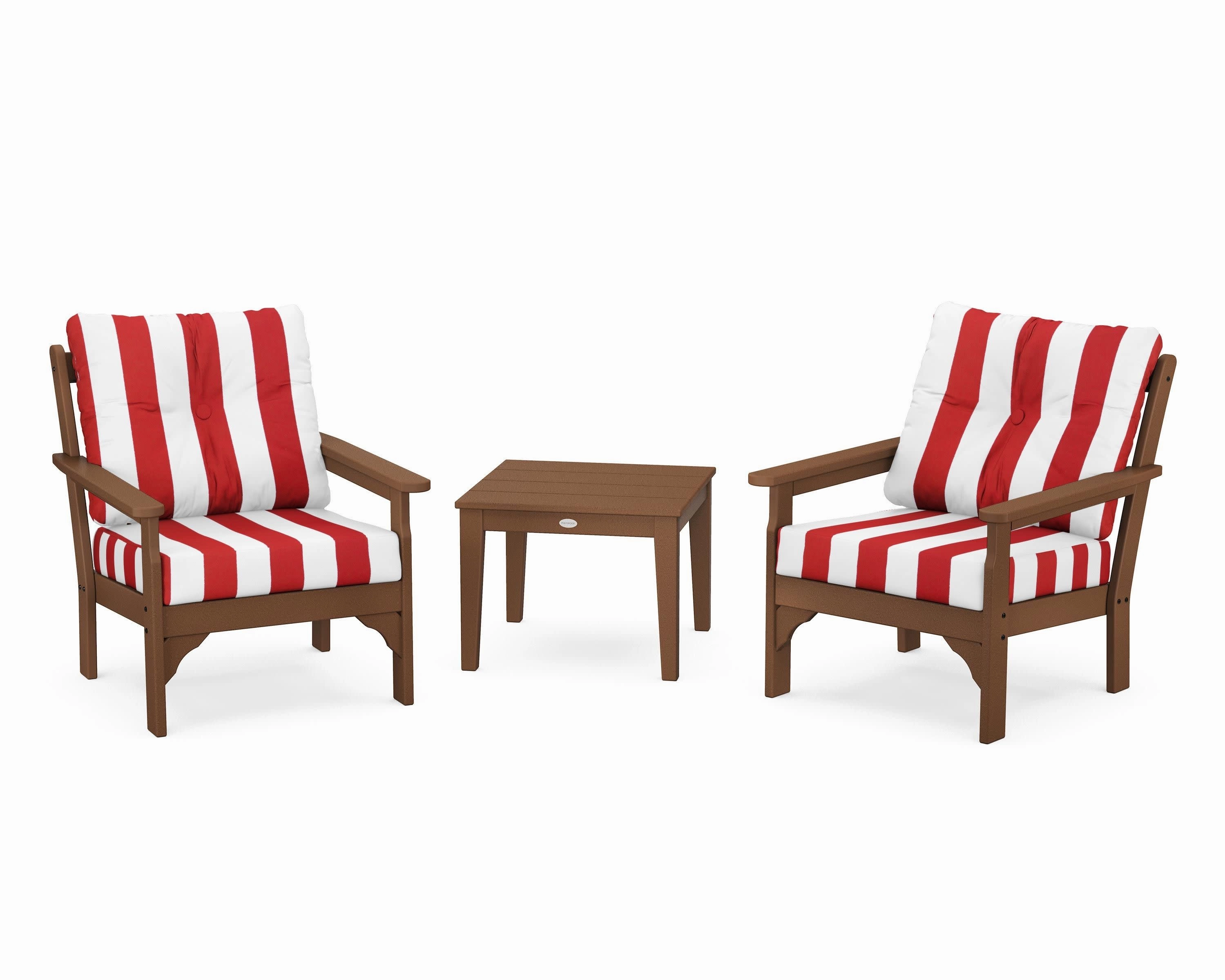 Vineyard 3-Piece Deep Seating Set
