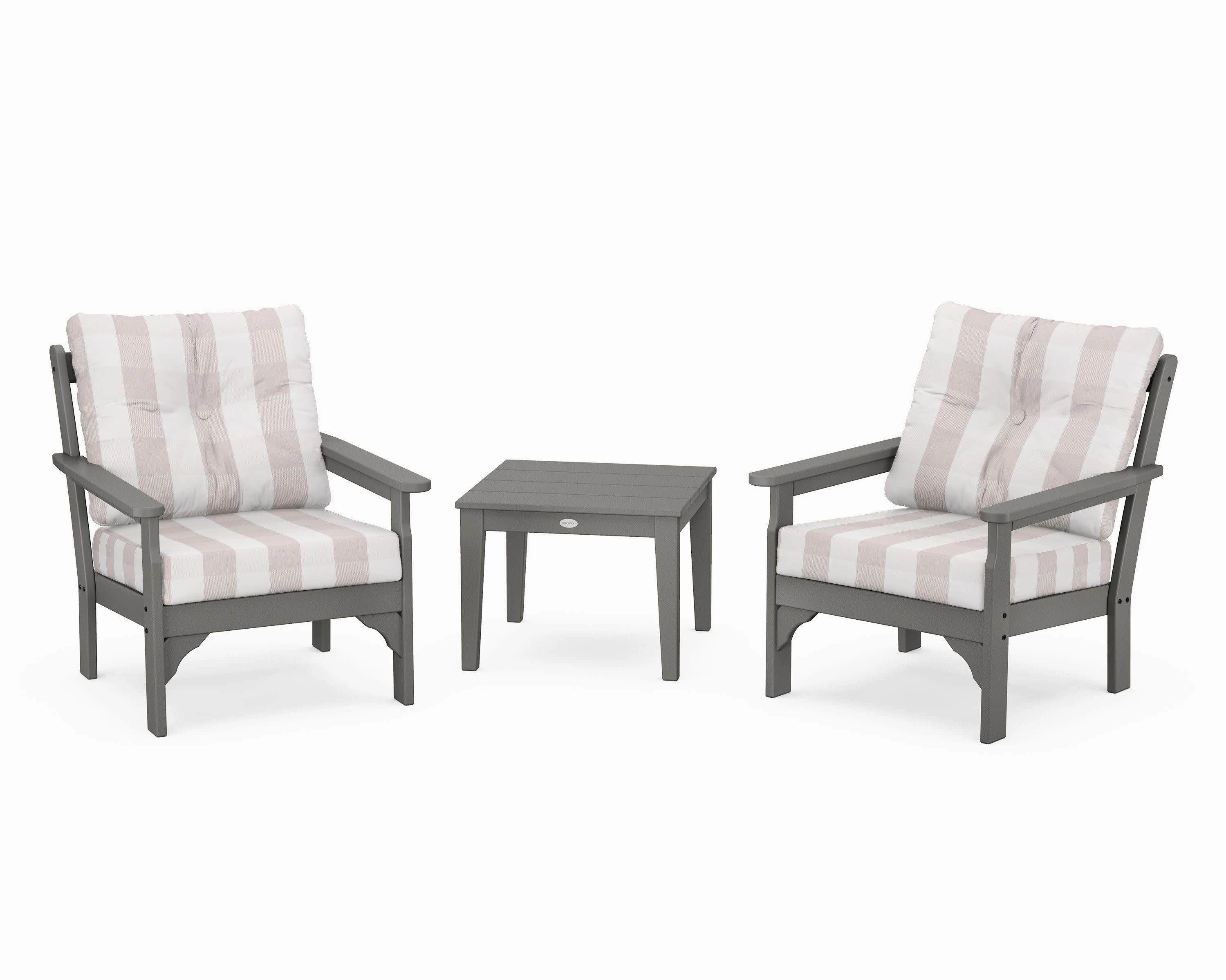 Vineyard 3-Piece Deep Seating Set