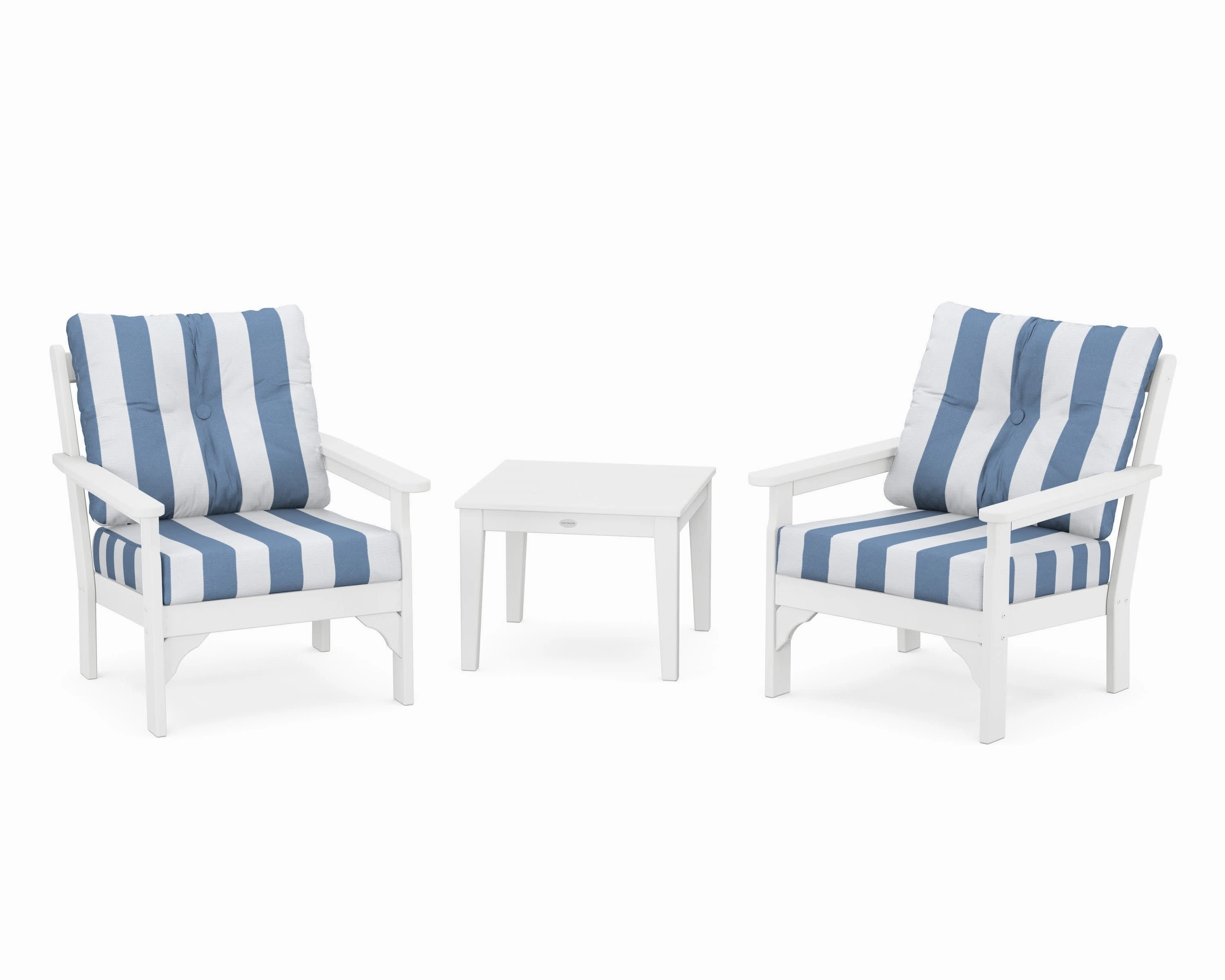 Vineyard 3-Piece Deep Seating Set