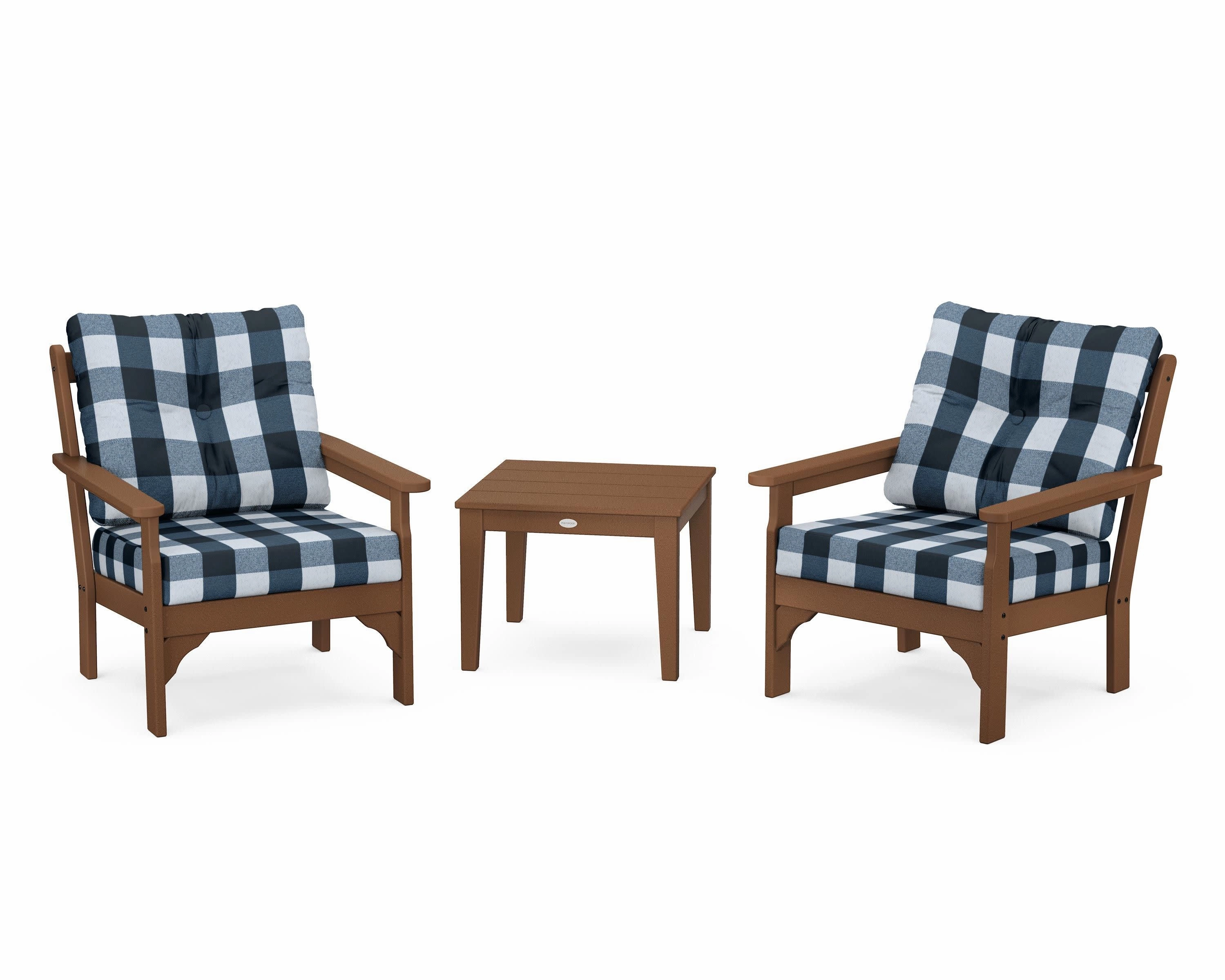 Vineyard 3-Piece Deep Seating Set