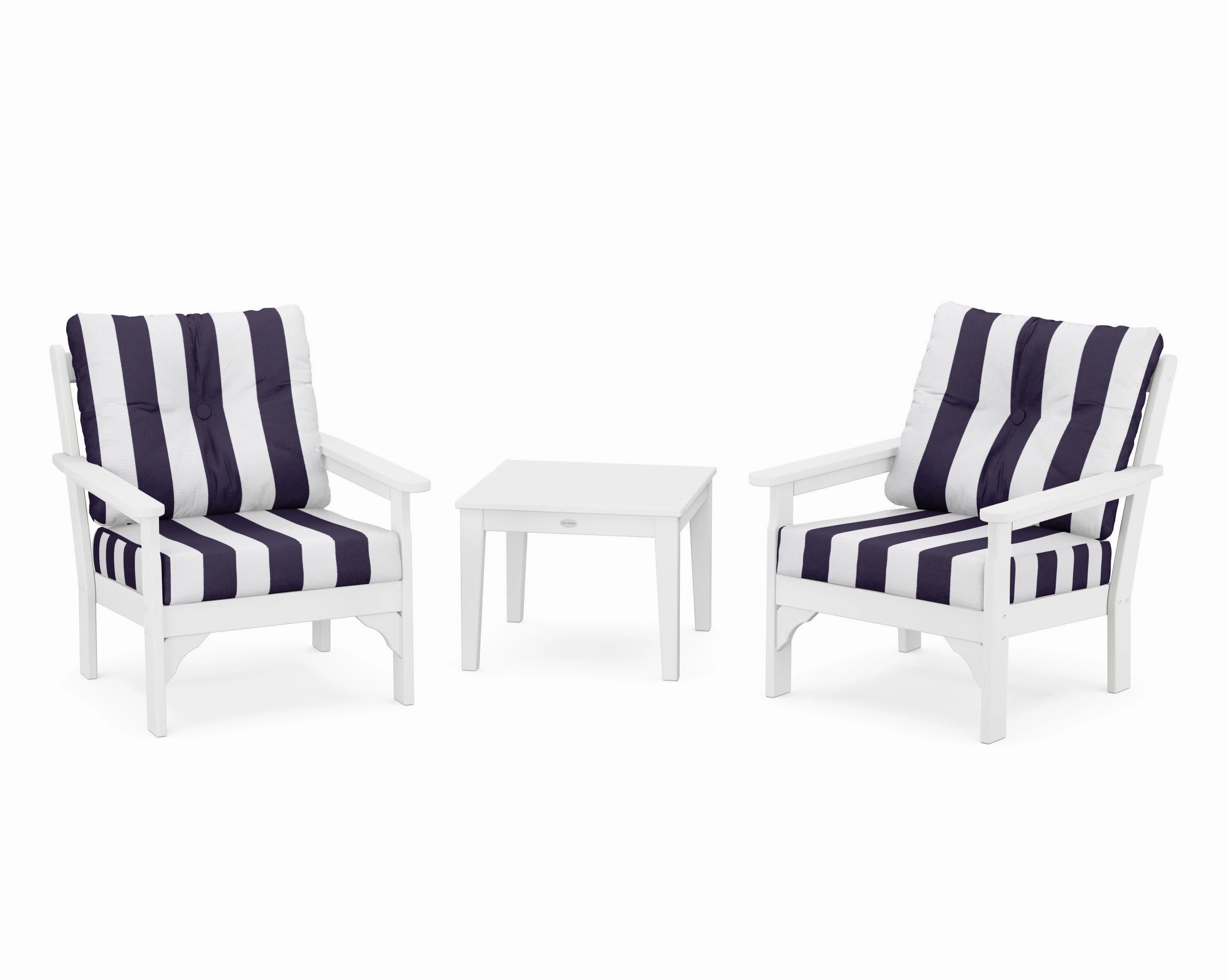 Vineyard 3-Piece Deep Seating Set