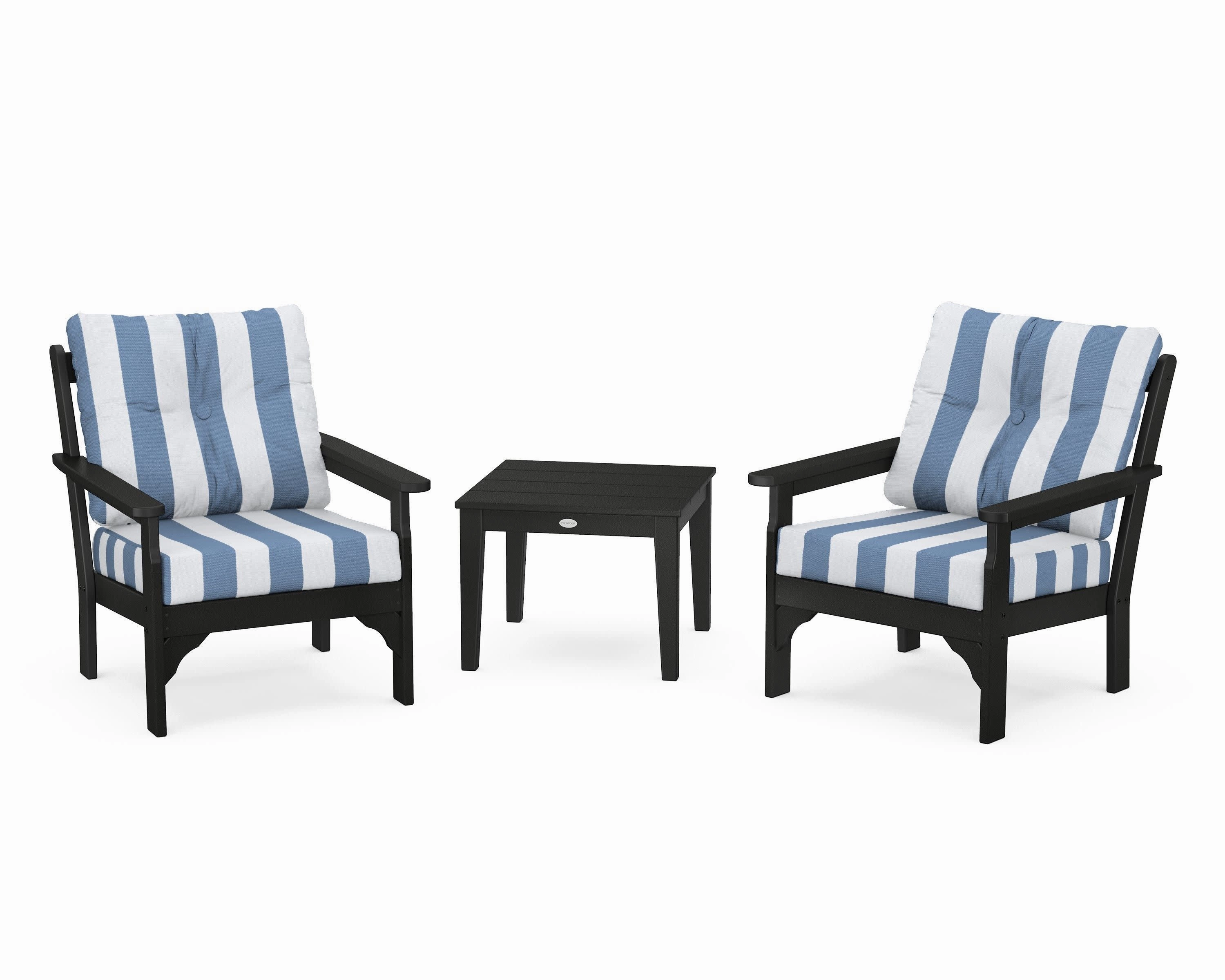 Vineyard 3-Piece Deep Seating Set