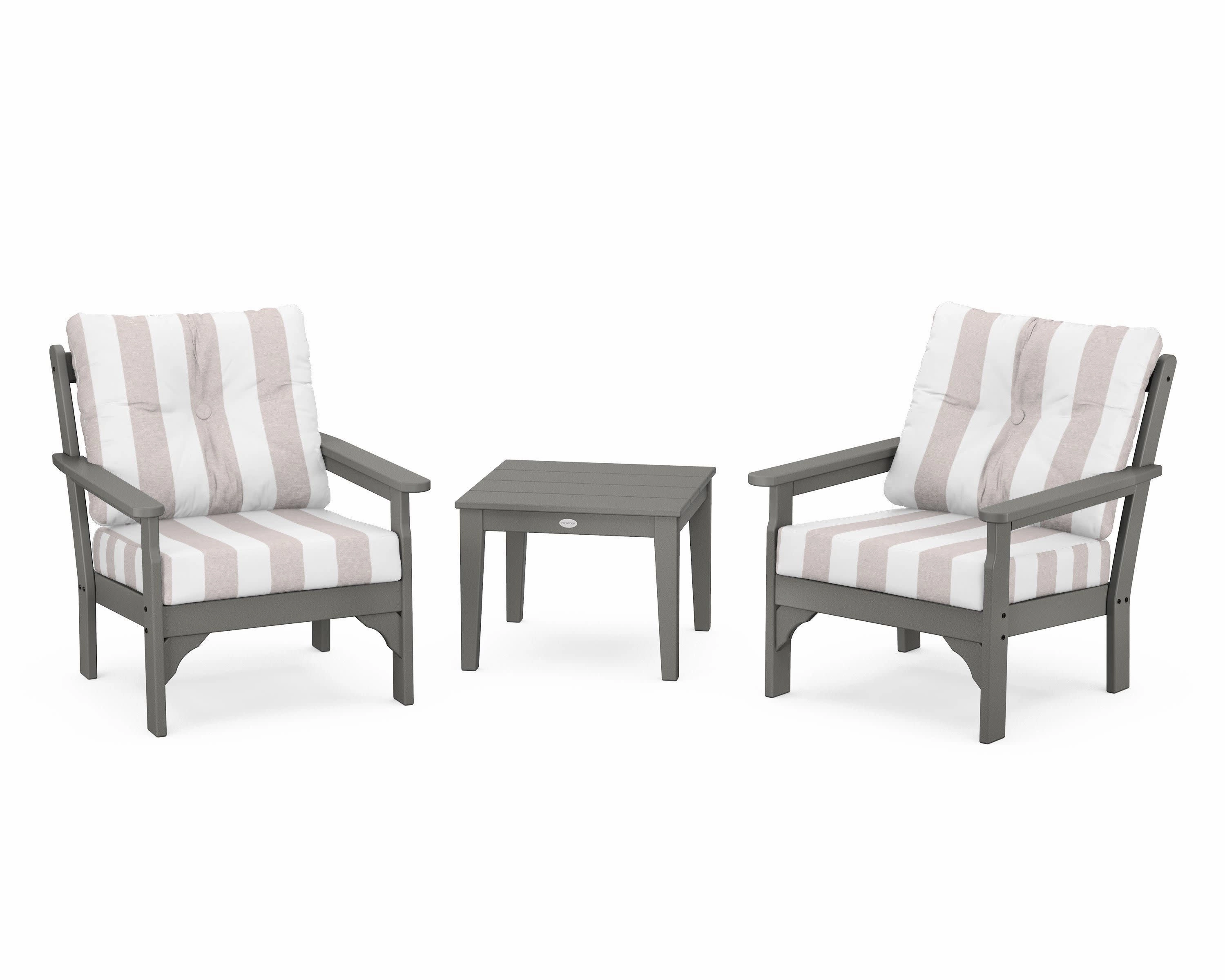 Vineyard 3-Piece Deep Seating Set
