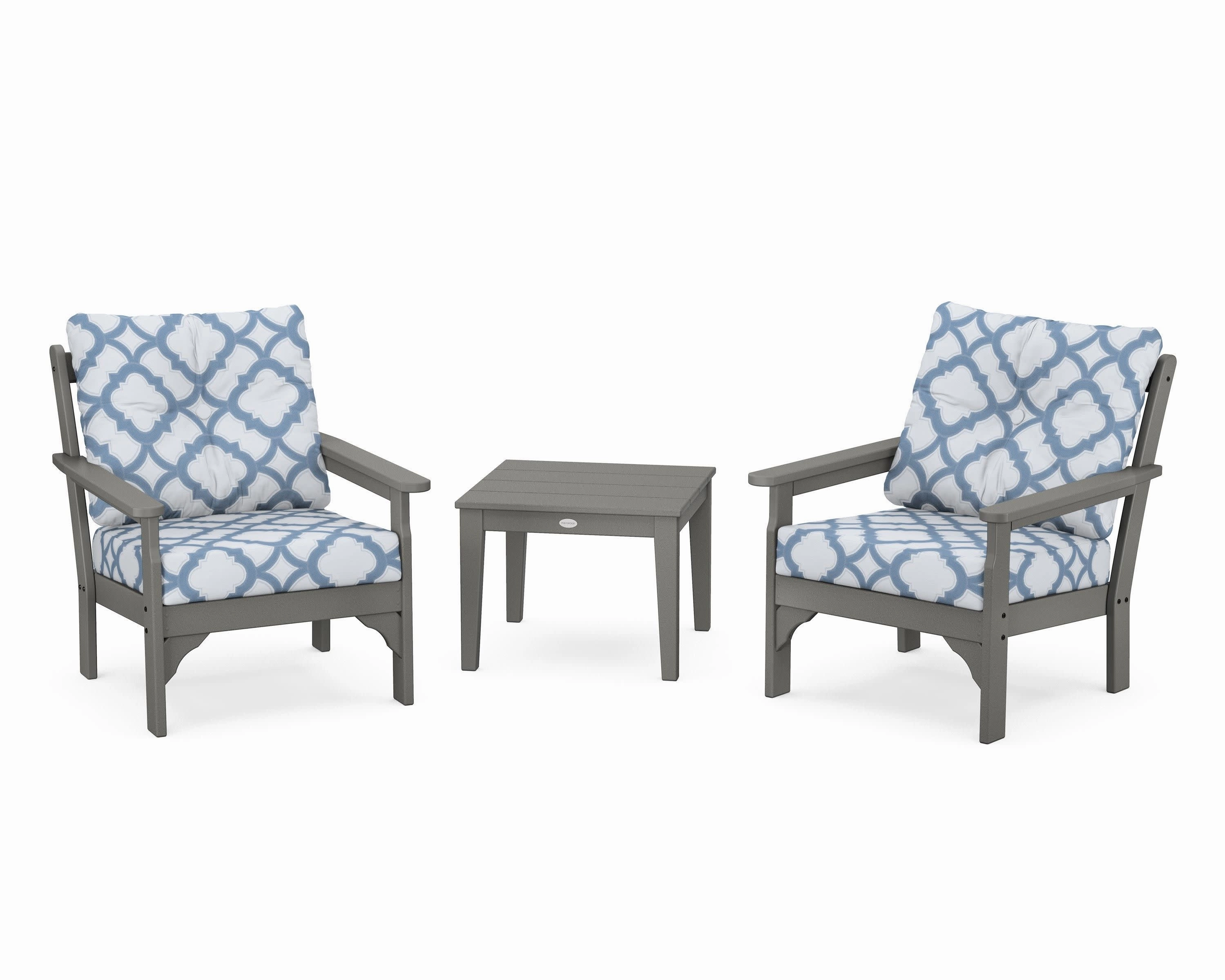 Vineyard 3-Piece Deep Seating Set