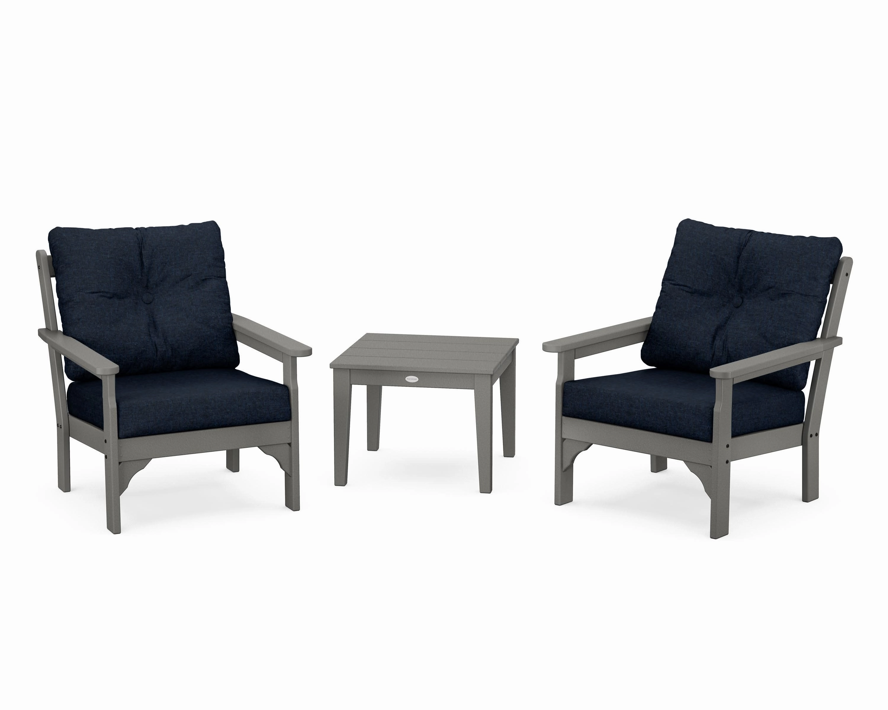 Vineyard 3-Piece Deep Seating Set