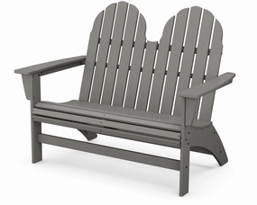 Vineyard 48" Adirondack Benchoutdoor patio dining furniture set