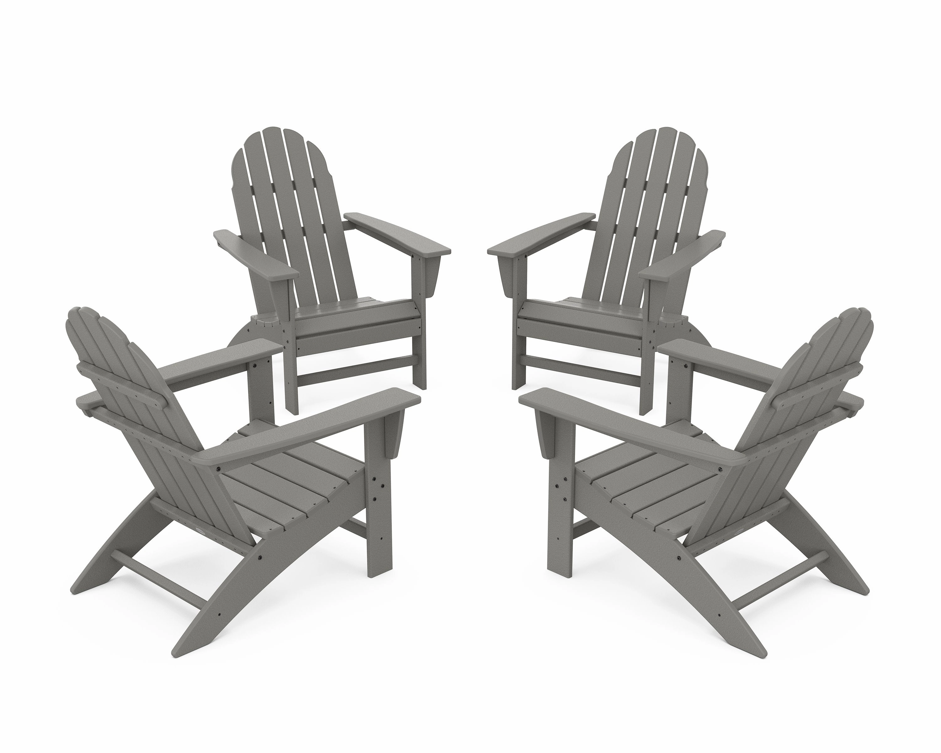 Vineyard 4-Piece Adirondack Conversation Setoutdoor patio dining furniture set