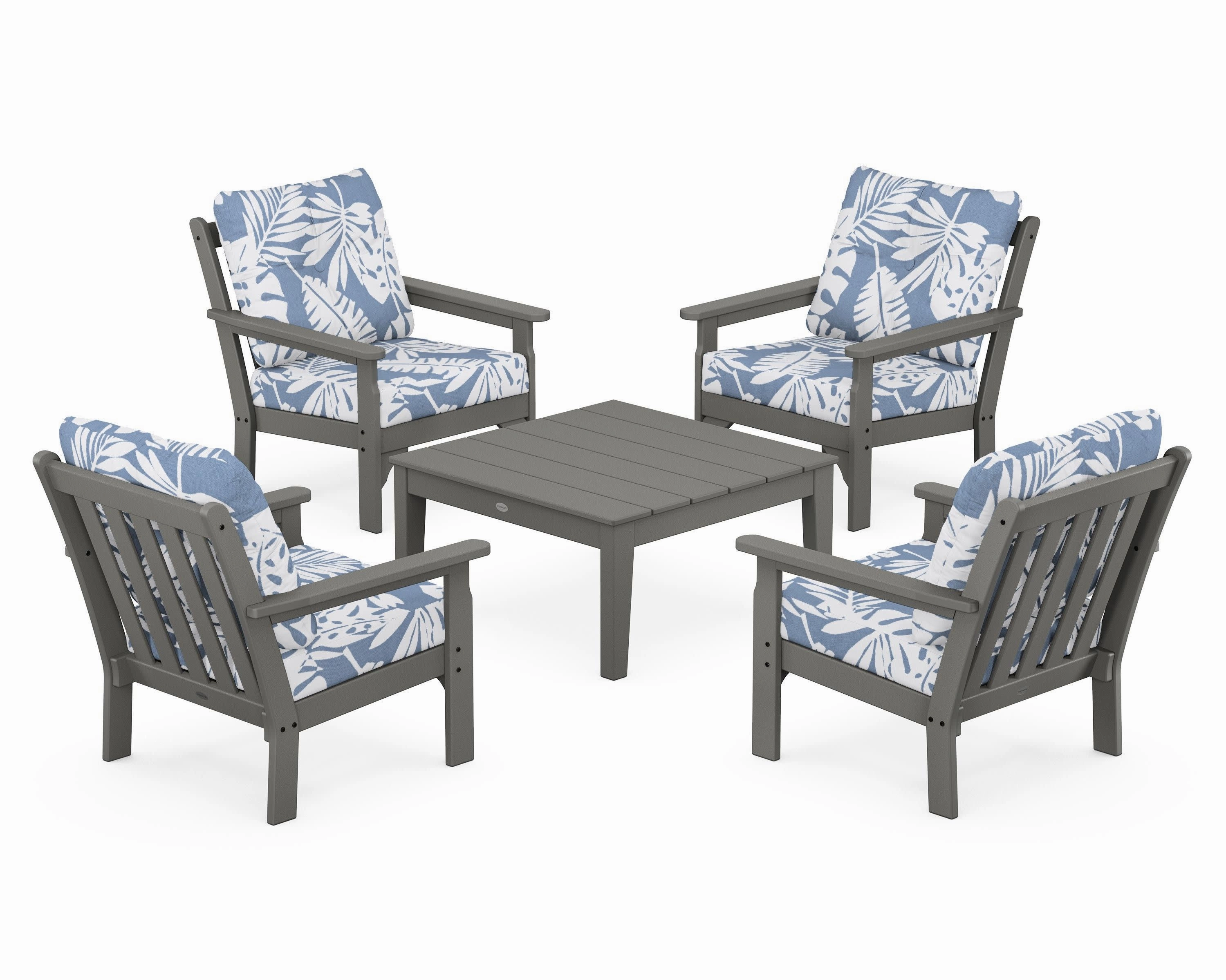 Vineyard 5-Piece Deep Seating Conversation Set