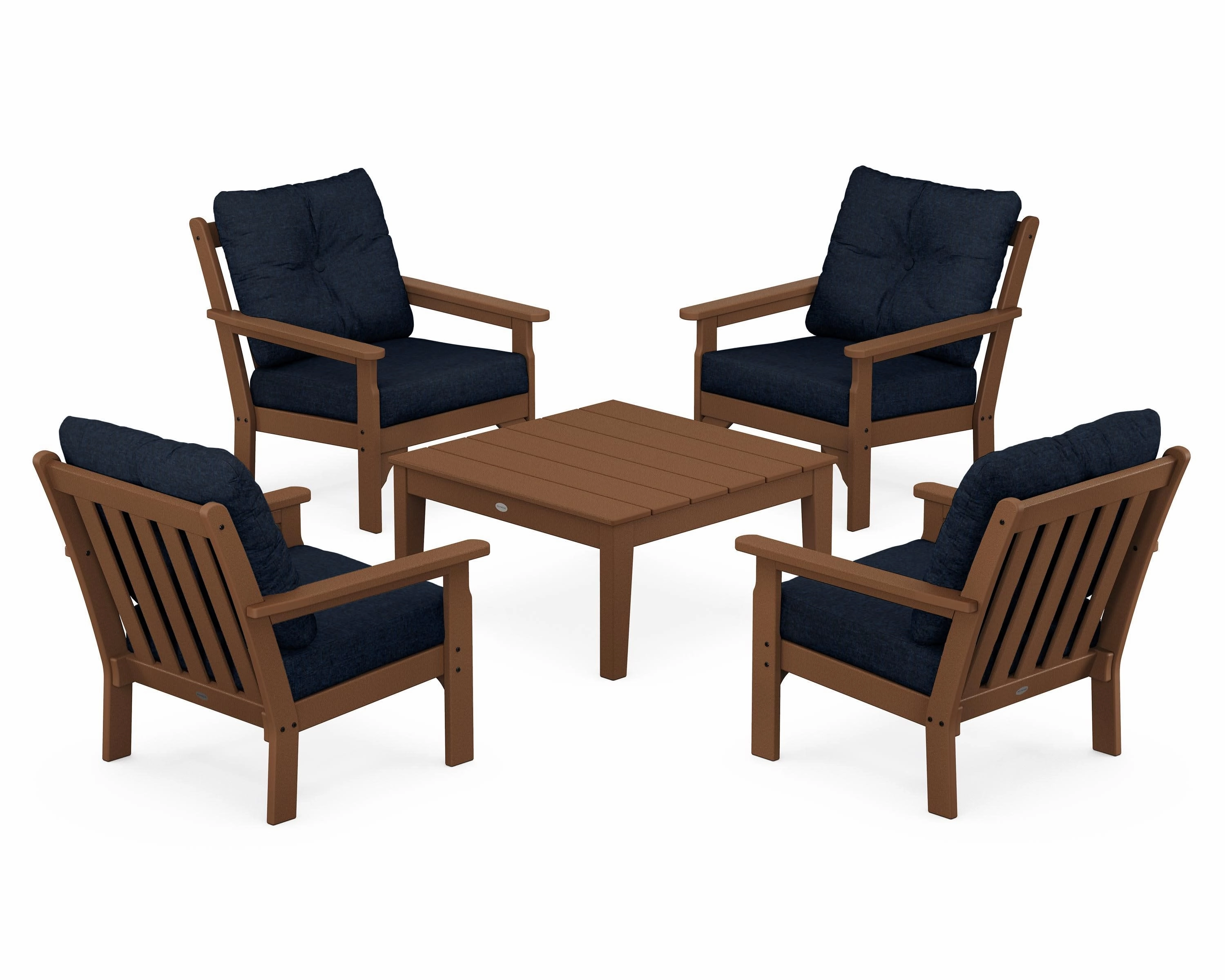 Vineyard 5-Piece Deep Seating Conversation Set