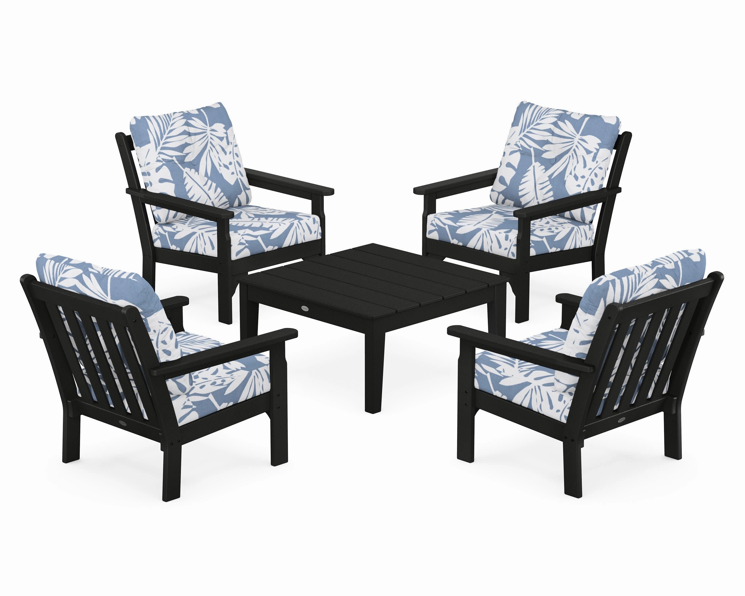Vineyard 5-Piece Deep Seating Conversation Set