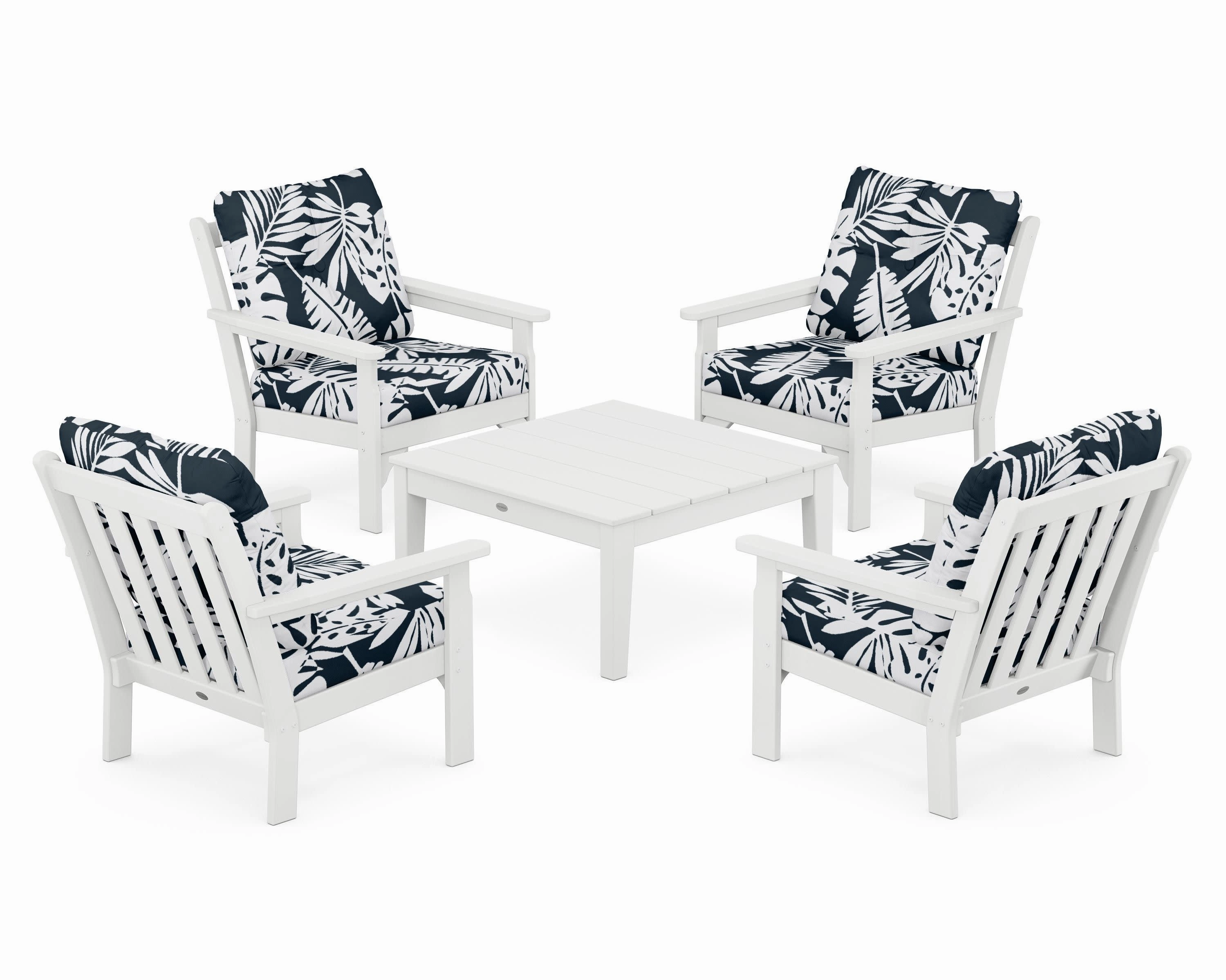 Vineyard 5-Piece Deep Seating Conversation Set
