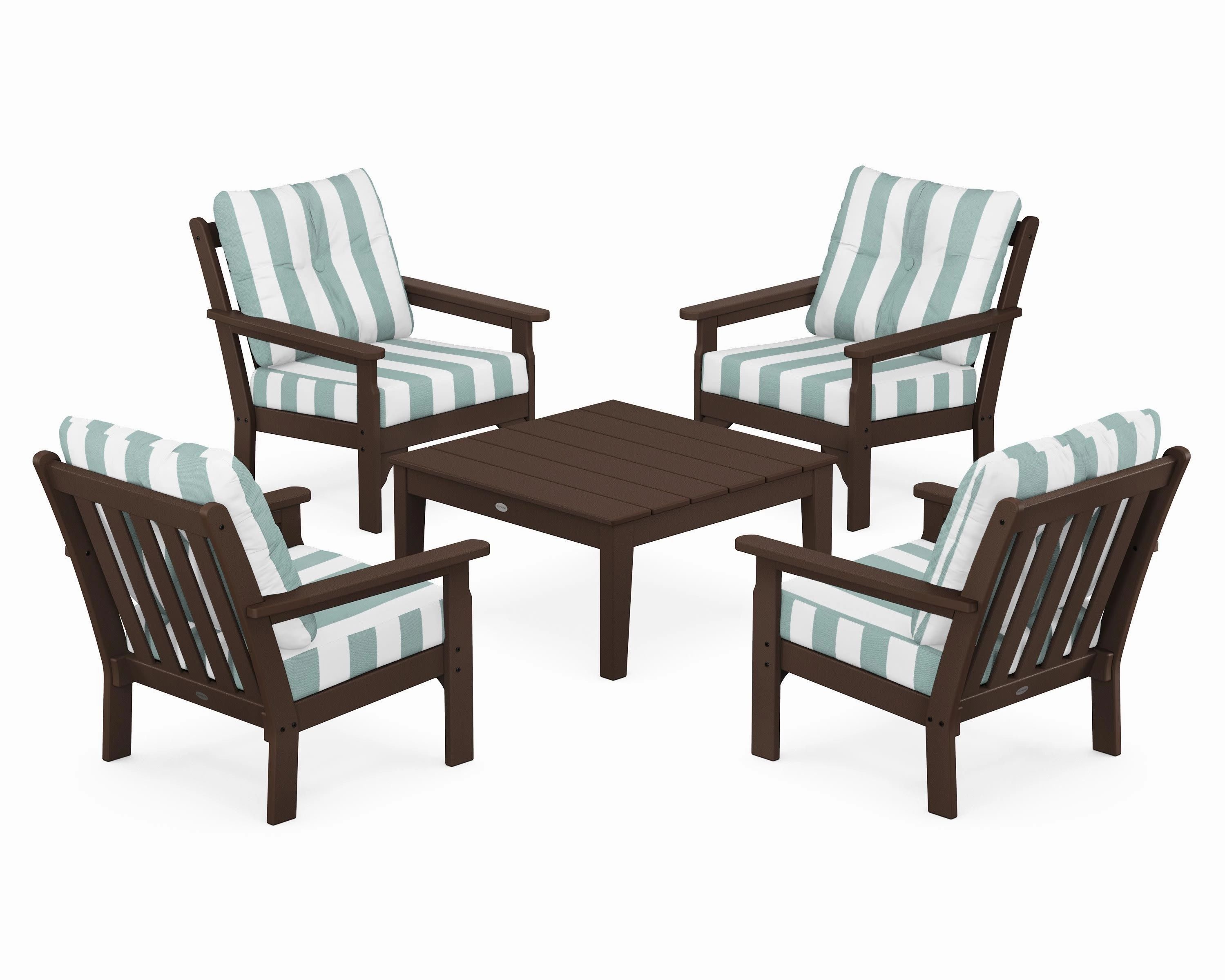 Vineyard 5-Piece Deep Seating Conversation Set