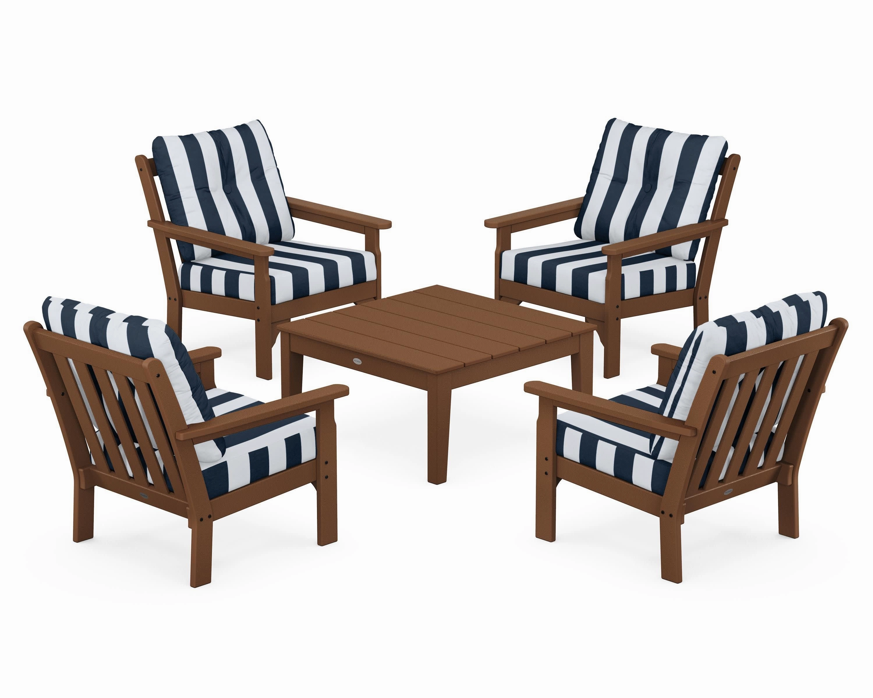 Vineyard 5-Piece Deep Seating Conversation Set