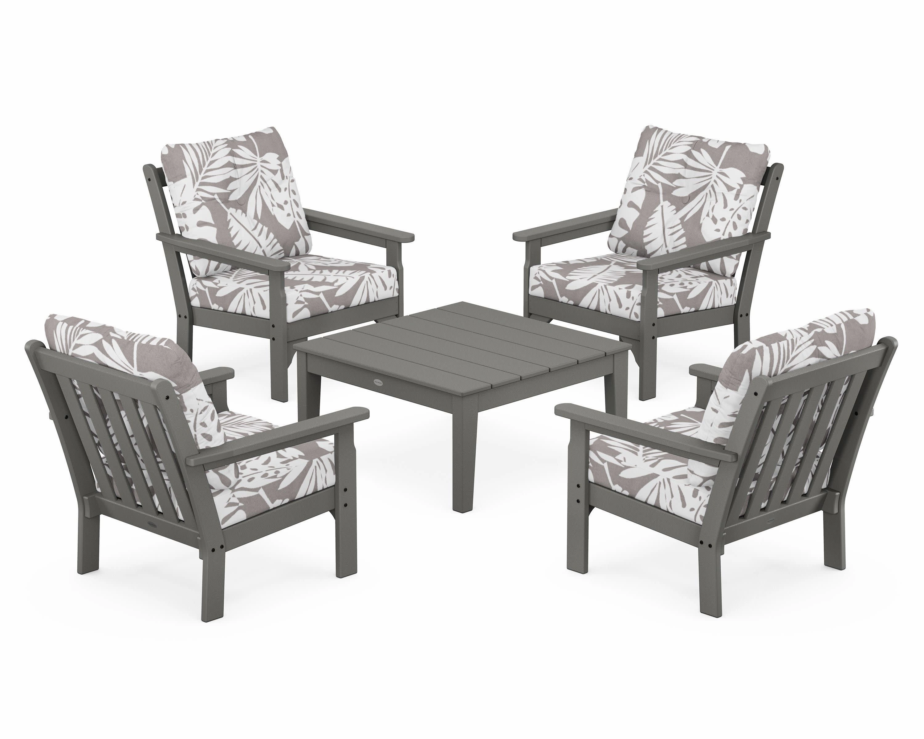 Vineyard 5-Piece Deep Seating Conversation Set