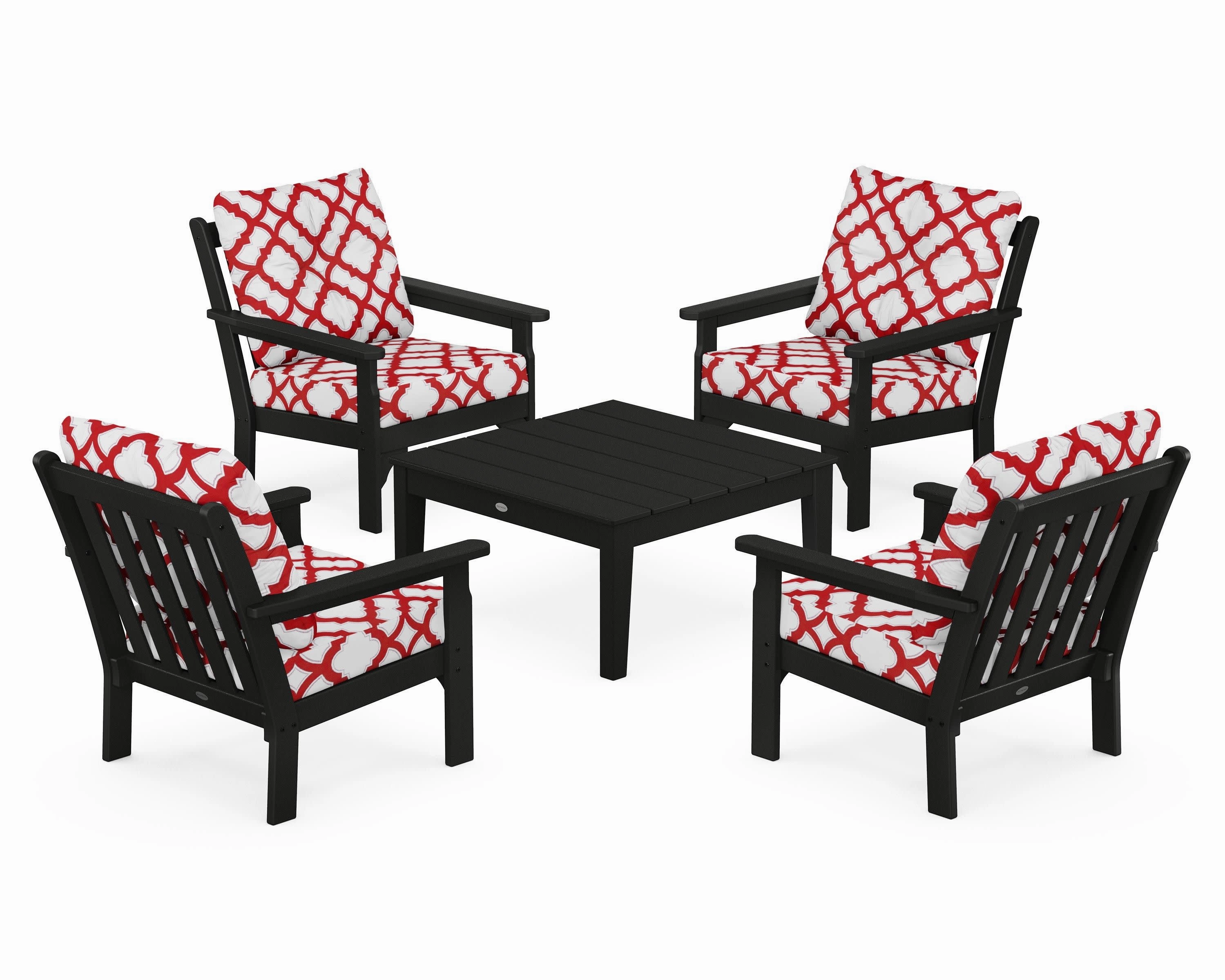 Vineyard 5-Piece Deep Seating Conversation Set