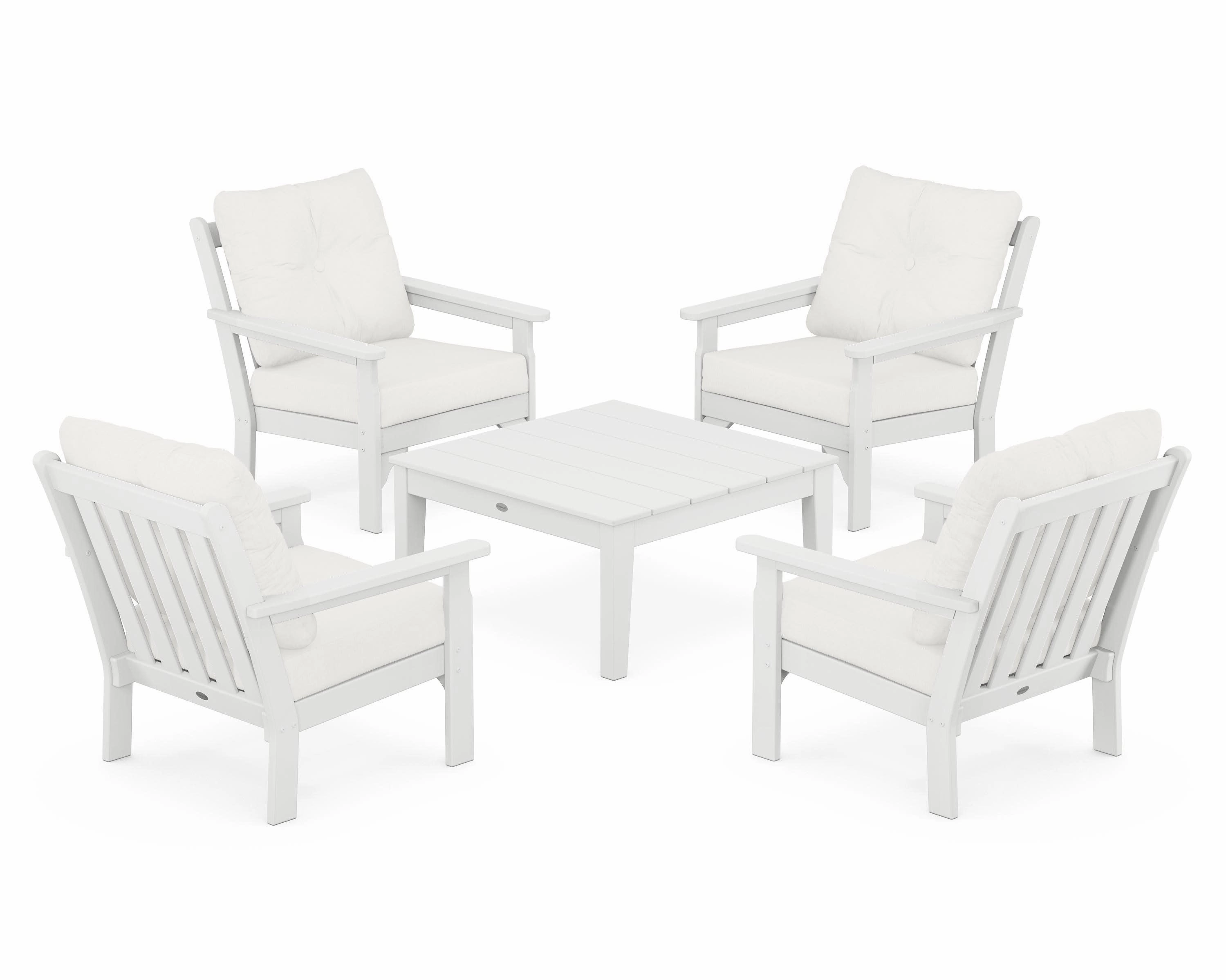 Vineyard 5-Piece Deep Seating Conversation Set