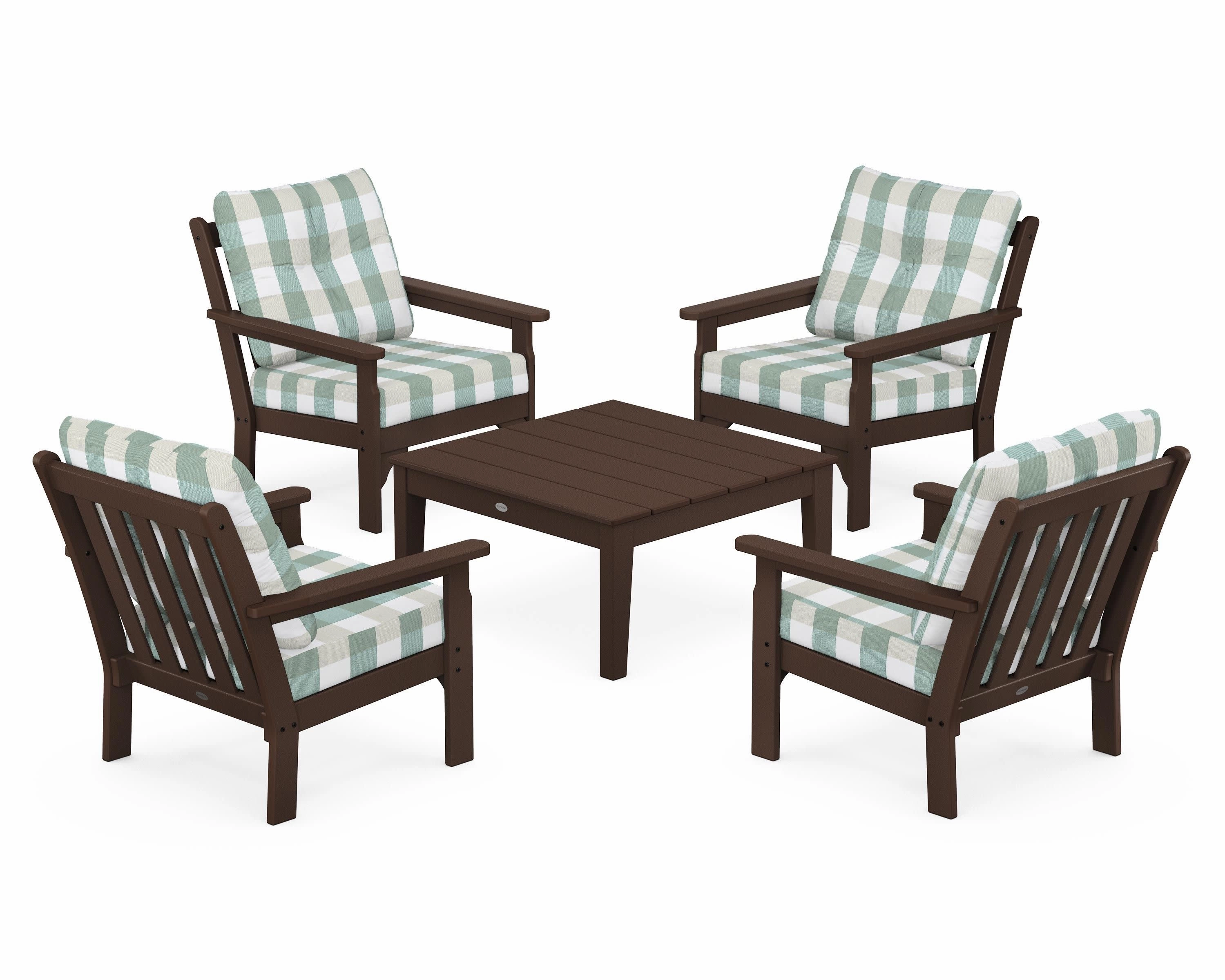 Vineyard 5-Piece Deep Seating Conversation Set