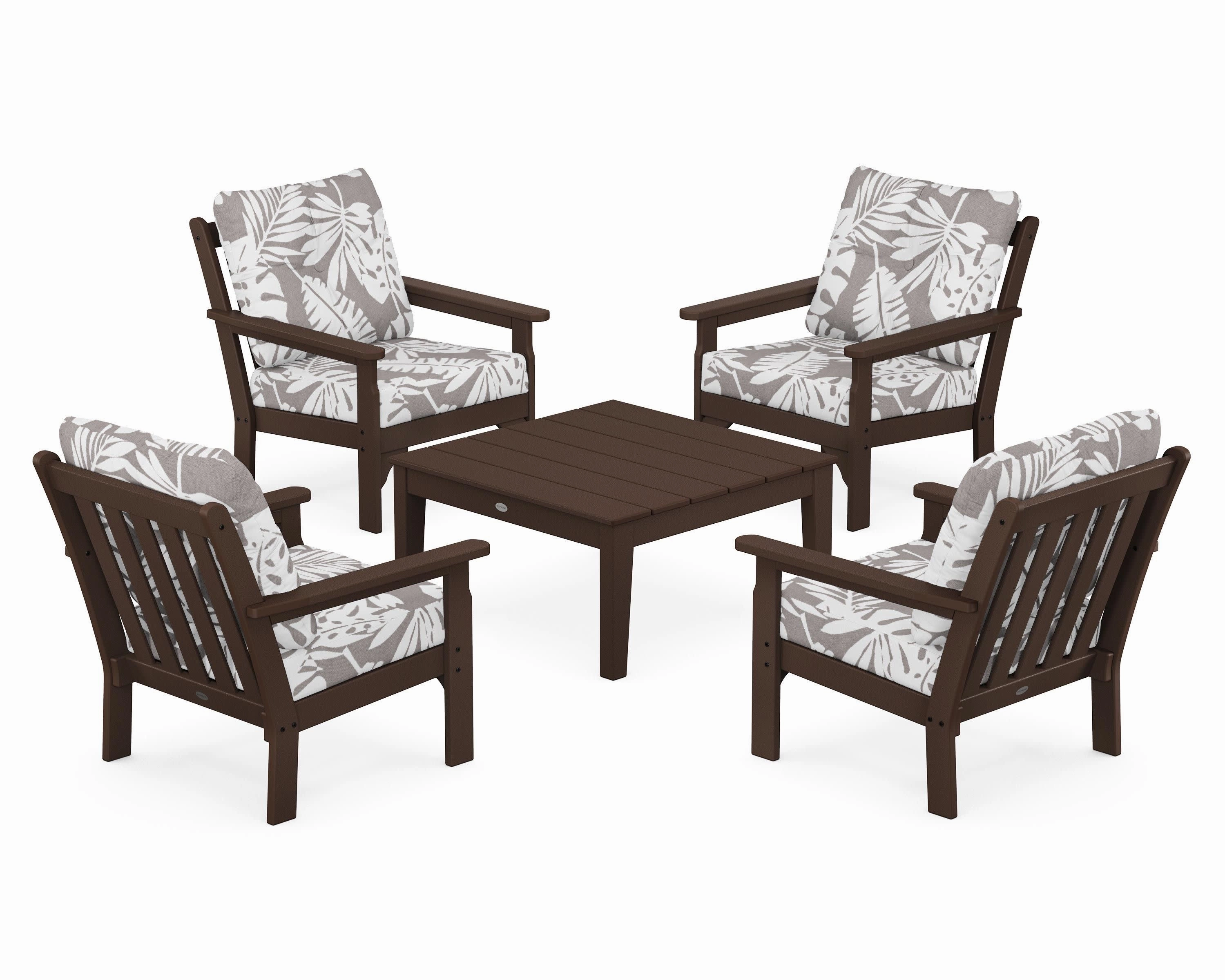 Vineyard 5-Piece Deep Seating Conversation Set
