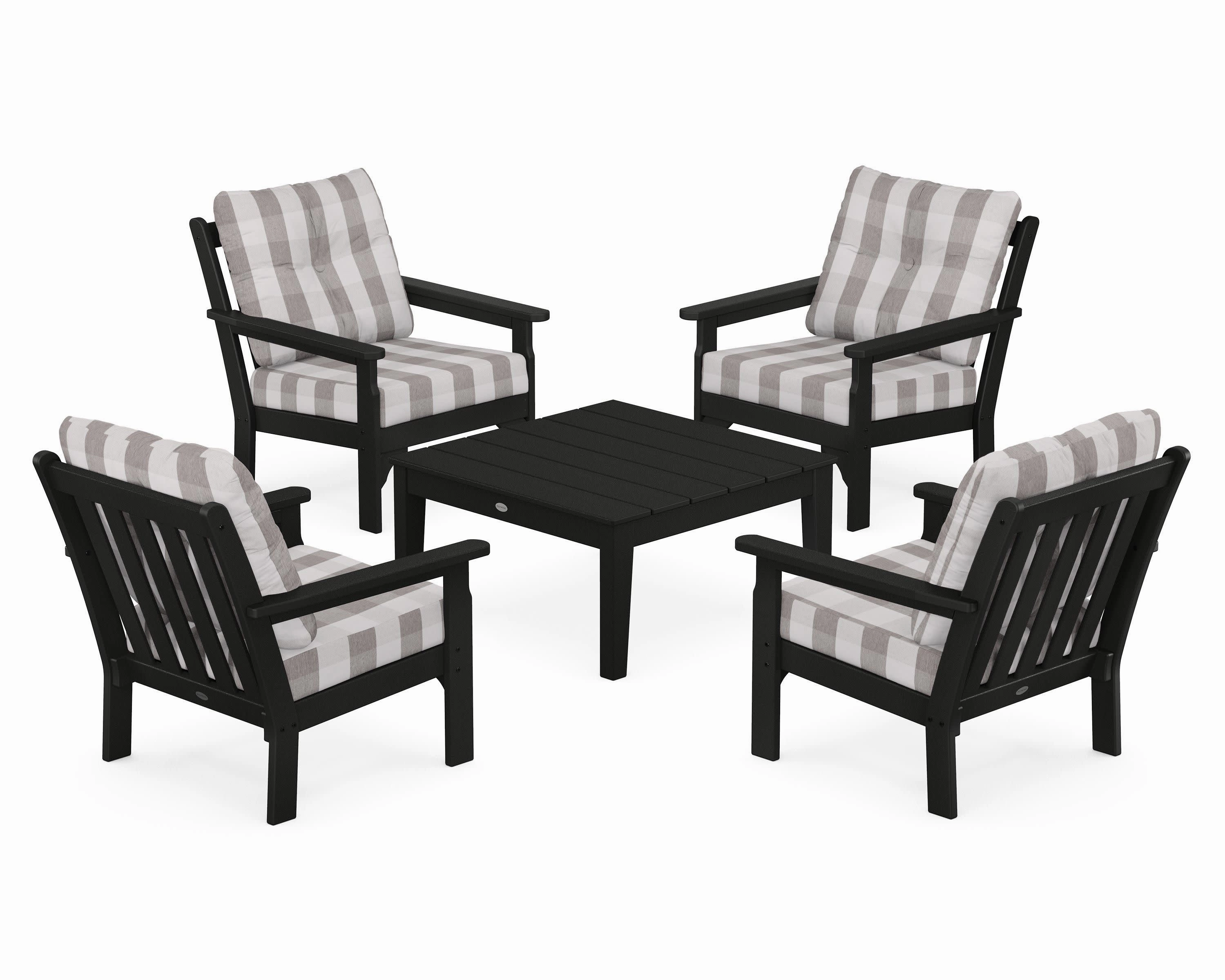 Vineyard 5-Piece Deep Seating Conversation Set