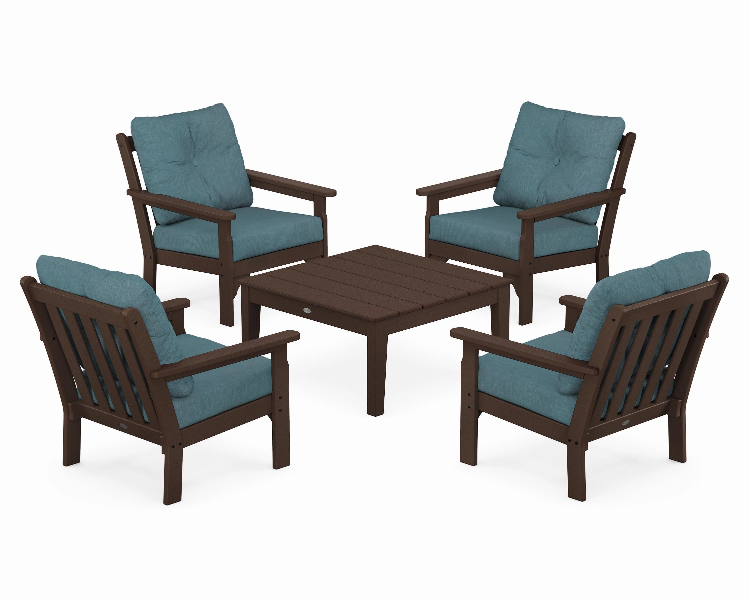 Vineyard 5-Piece Deep Seating Conversation Set
