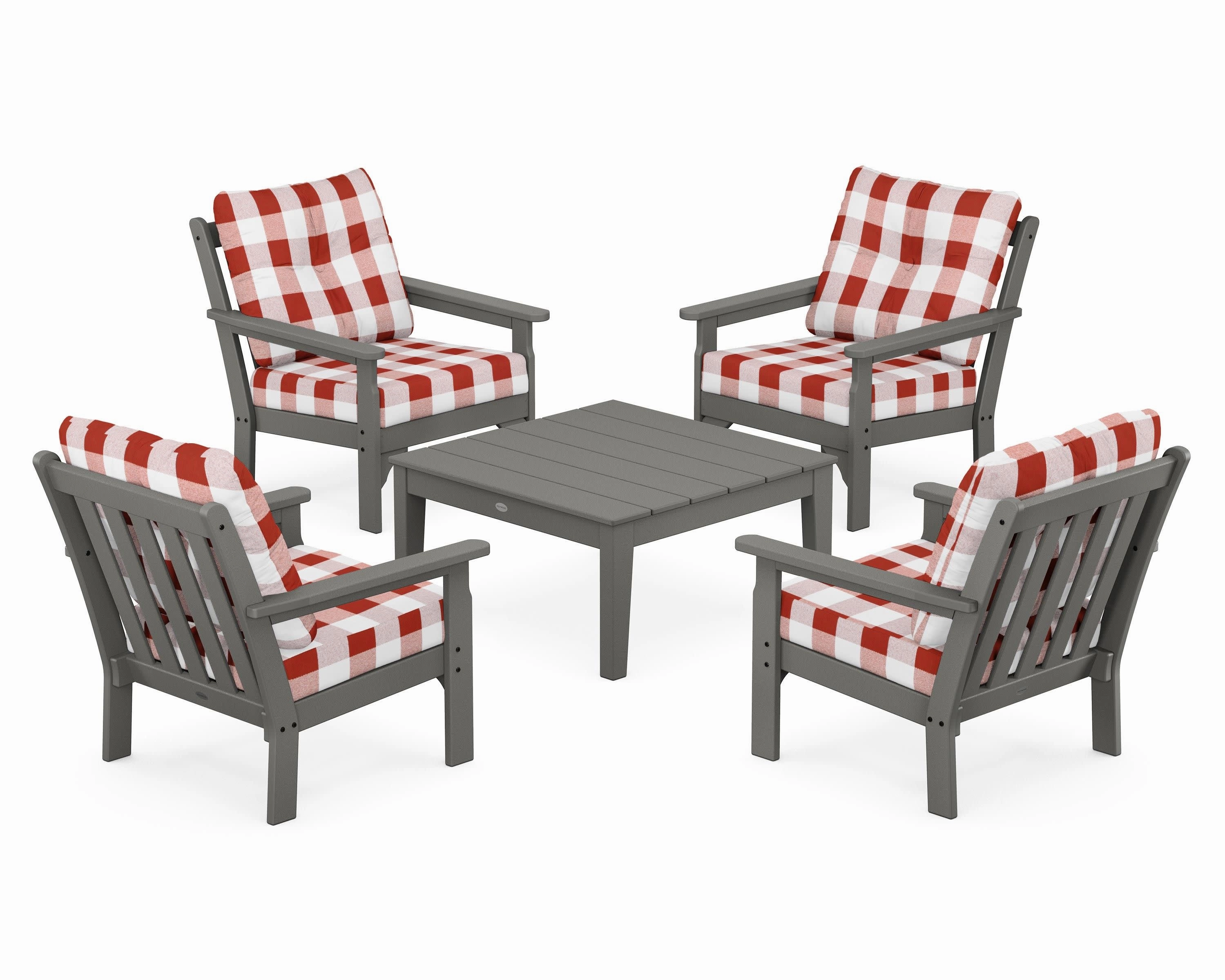 Vineyard 5-Piece Deep Seating Conversation Set