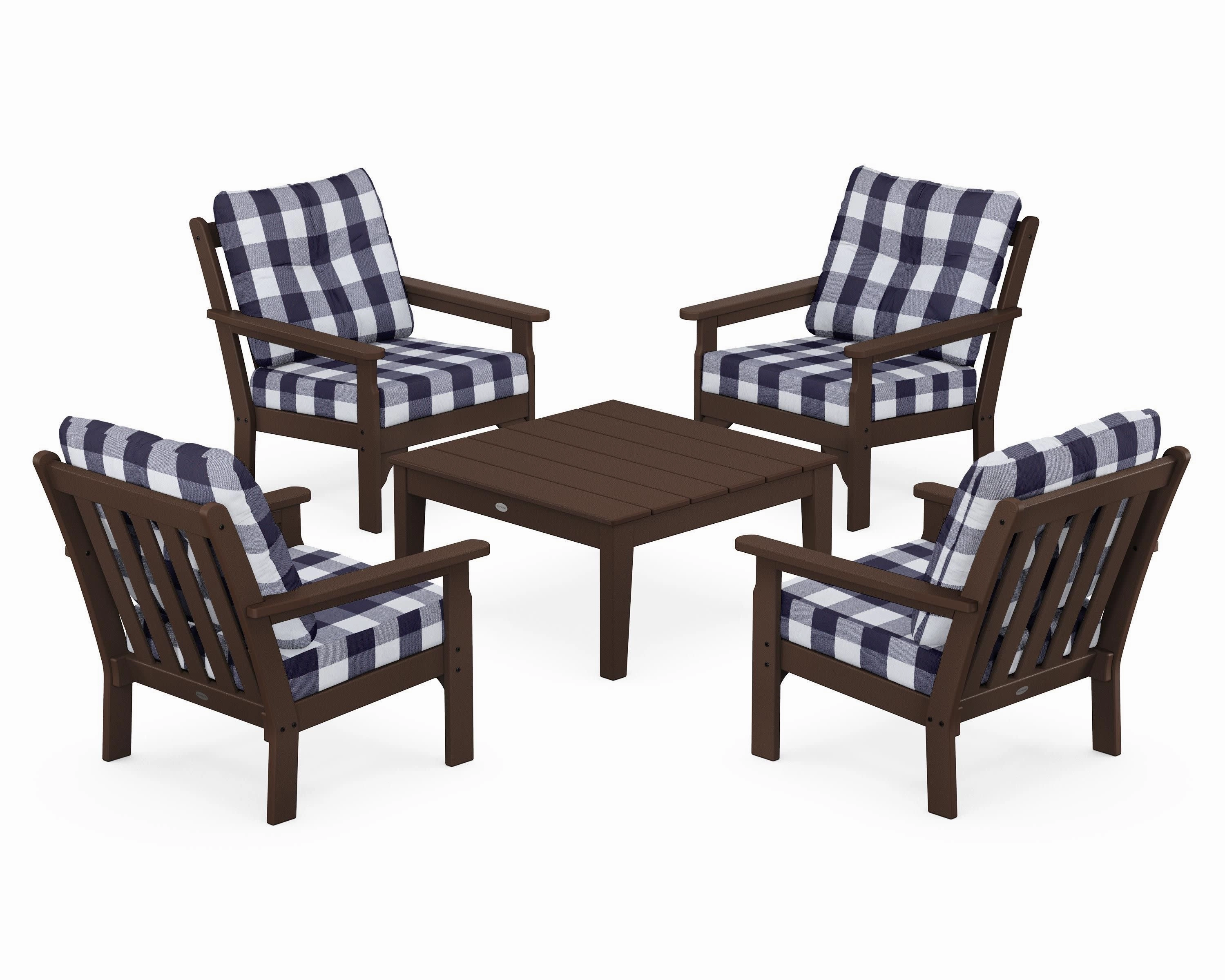 Vineyard 5-Piece Deep Seating Conversation Set