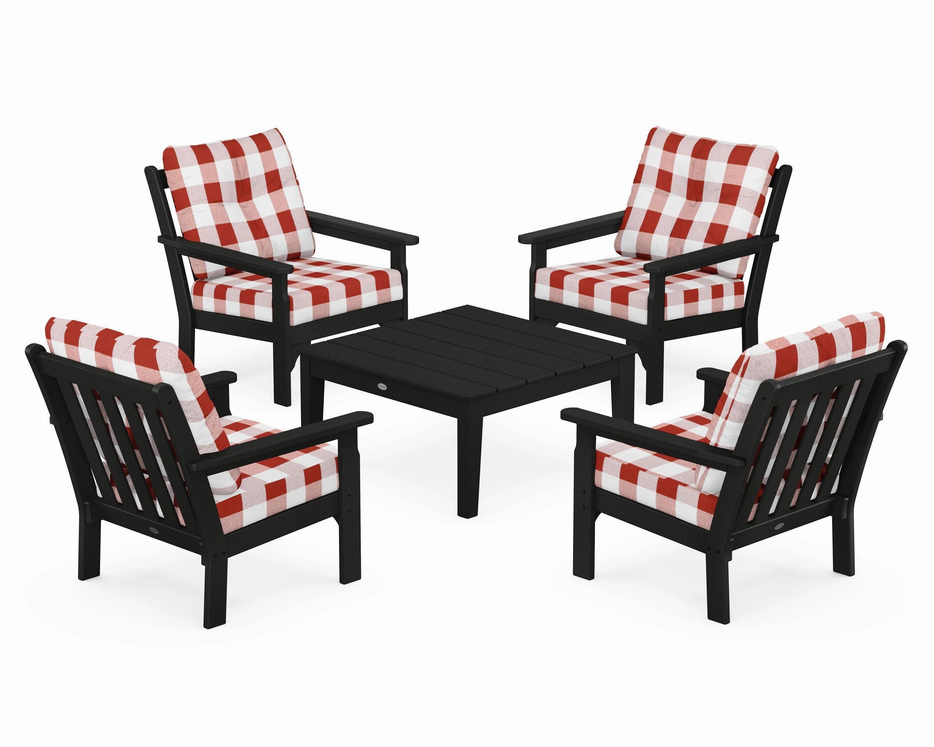 Vineyard 5-Piece Deep Seating Conversation Set