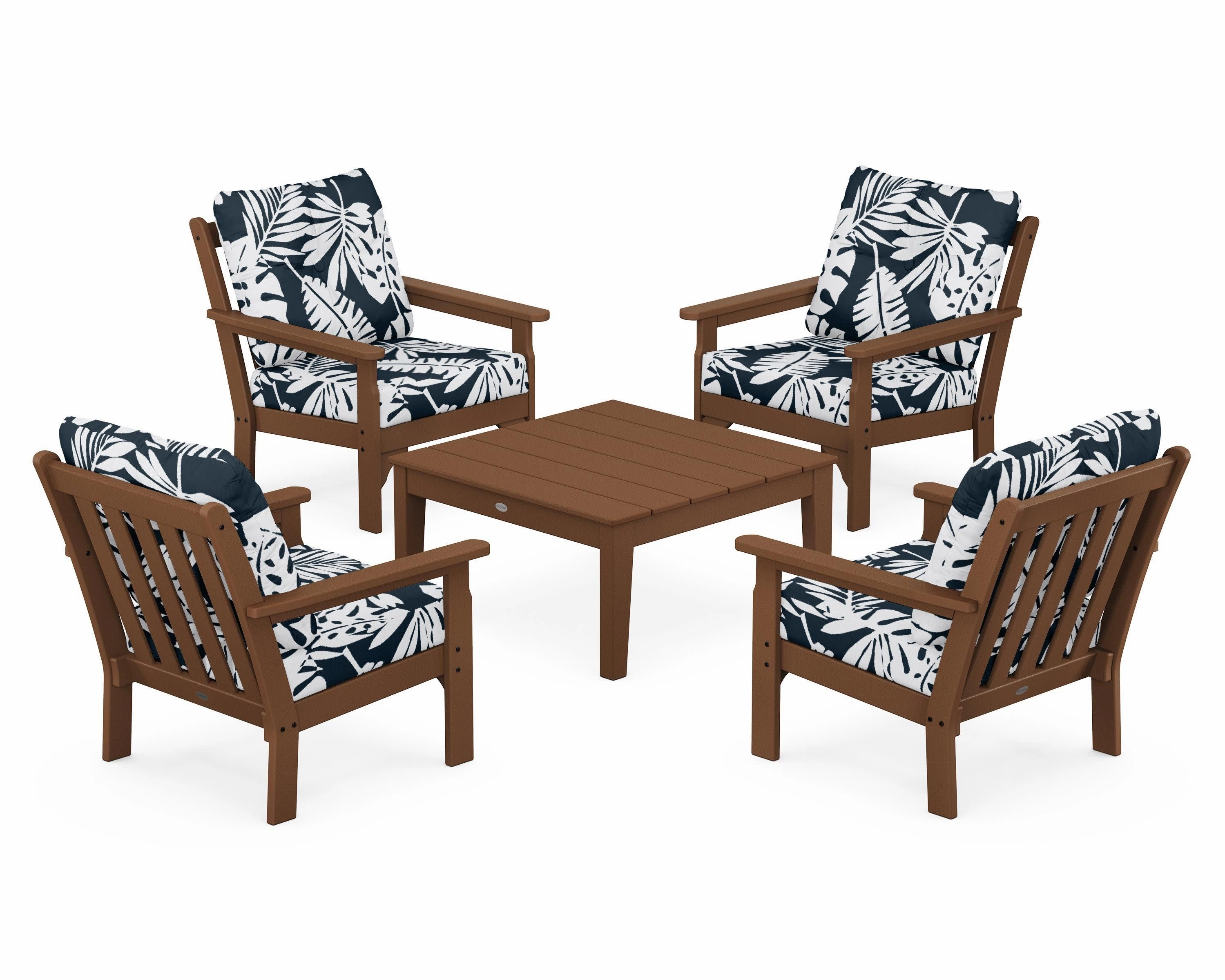 Vineyard 5-Piece Deep Seating Conversation Set