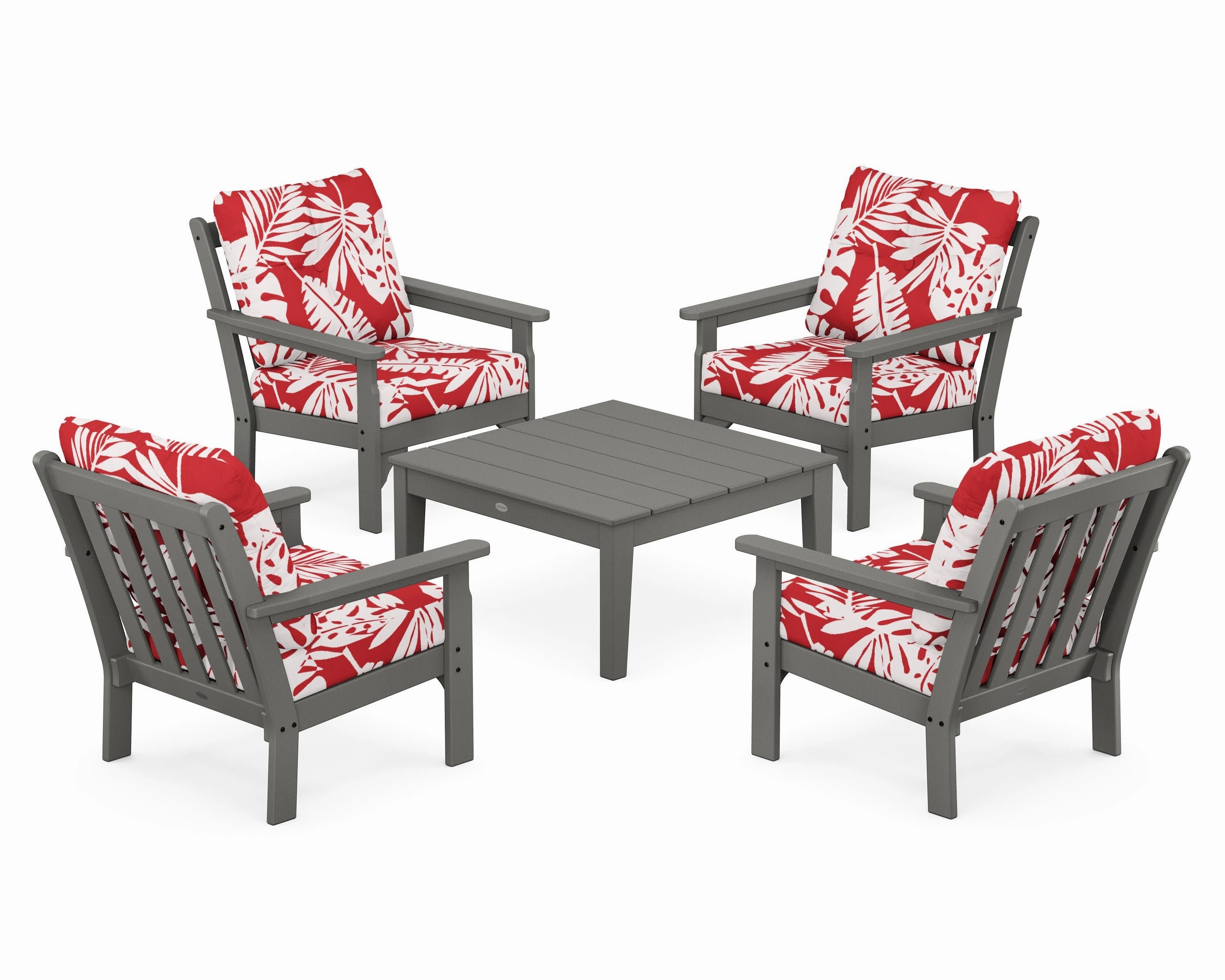 Vineyard 5-Piece Deep Seating Conversation Set