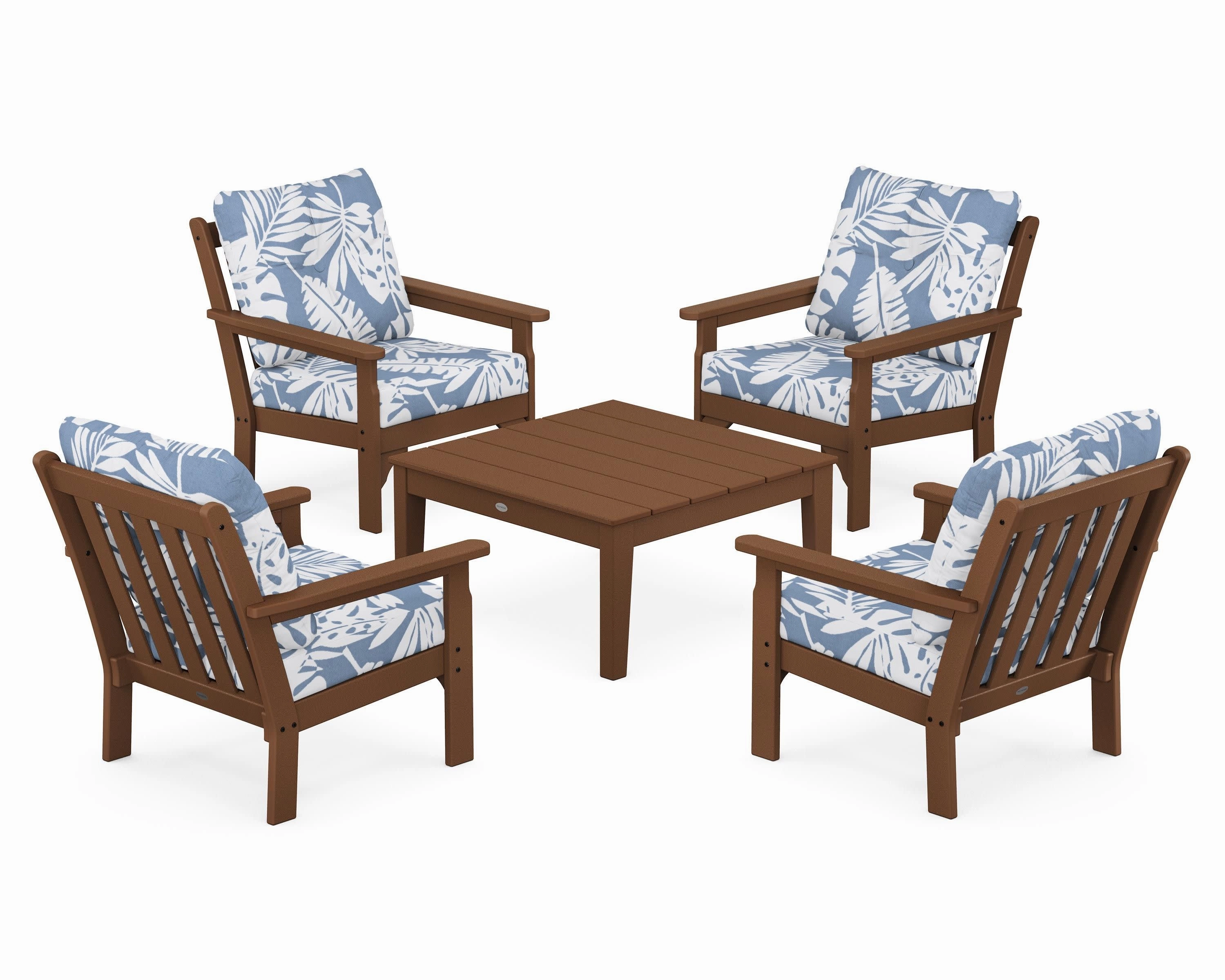 Vineyard 5-Piece Deep Seating Conversation Set