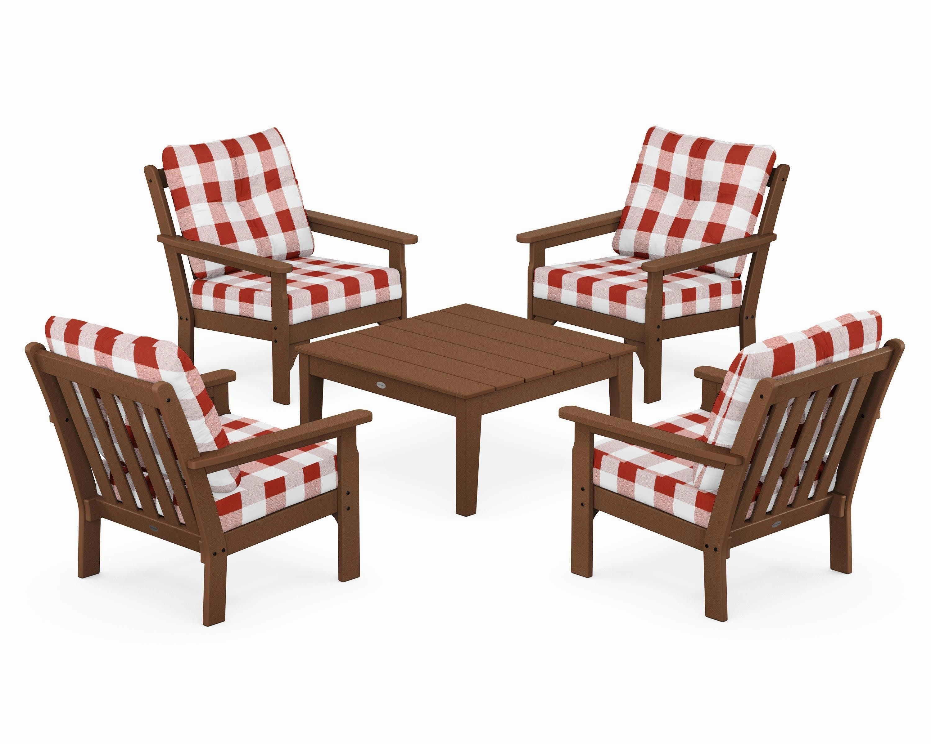 Vineyard 5-Piece Deep Seating Conversation Set