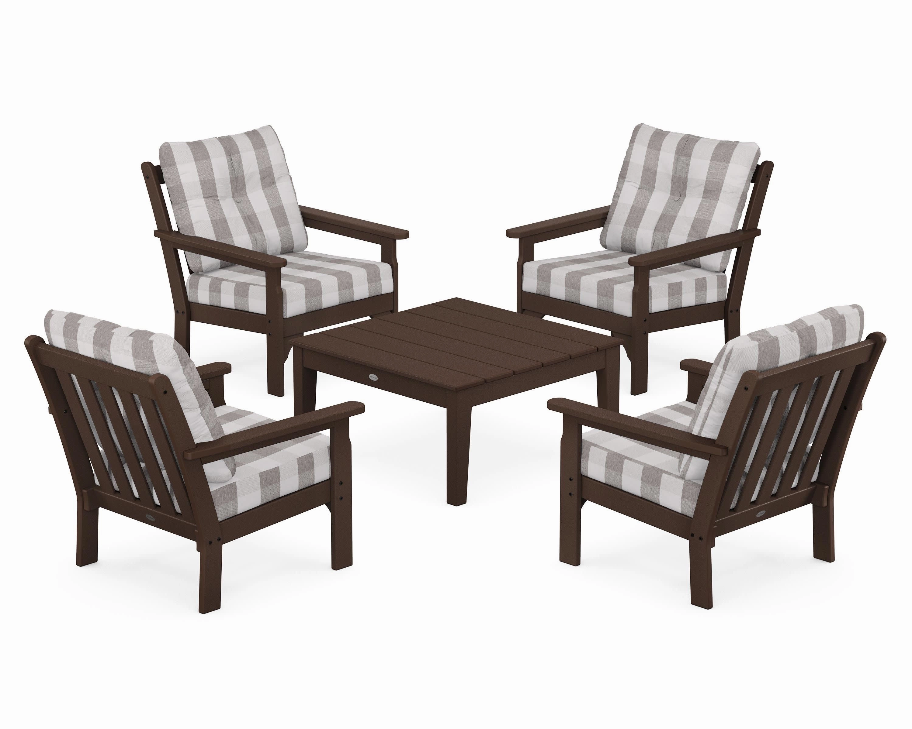 Vineyard 5-Piece Deep Seating Conversation Set