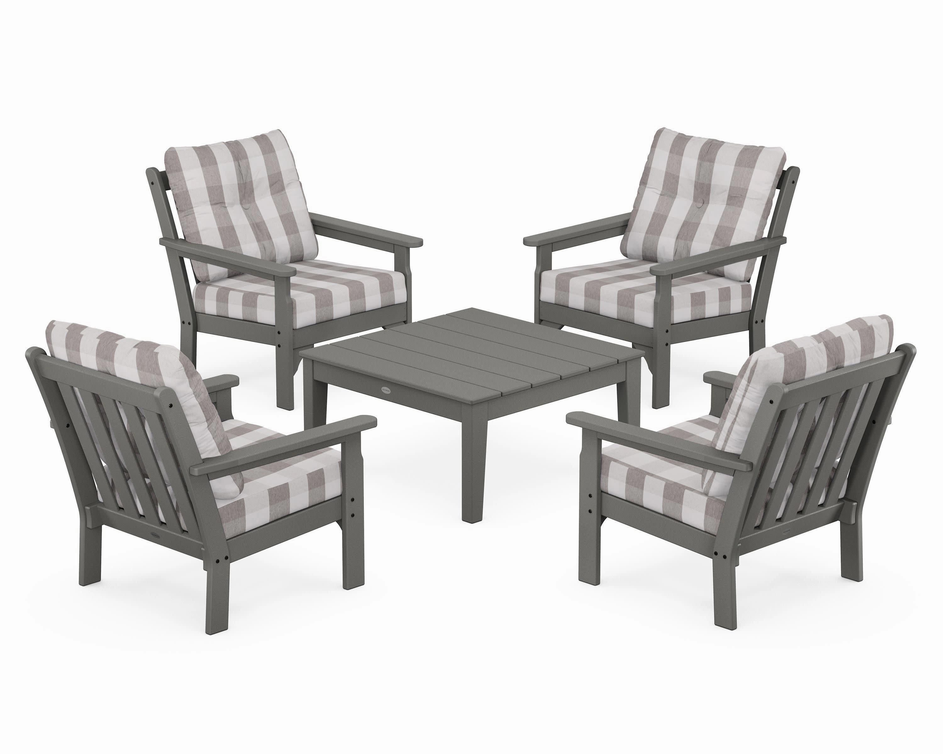Vineyard 5-Piece Deep Seating Conversation Set