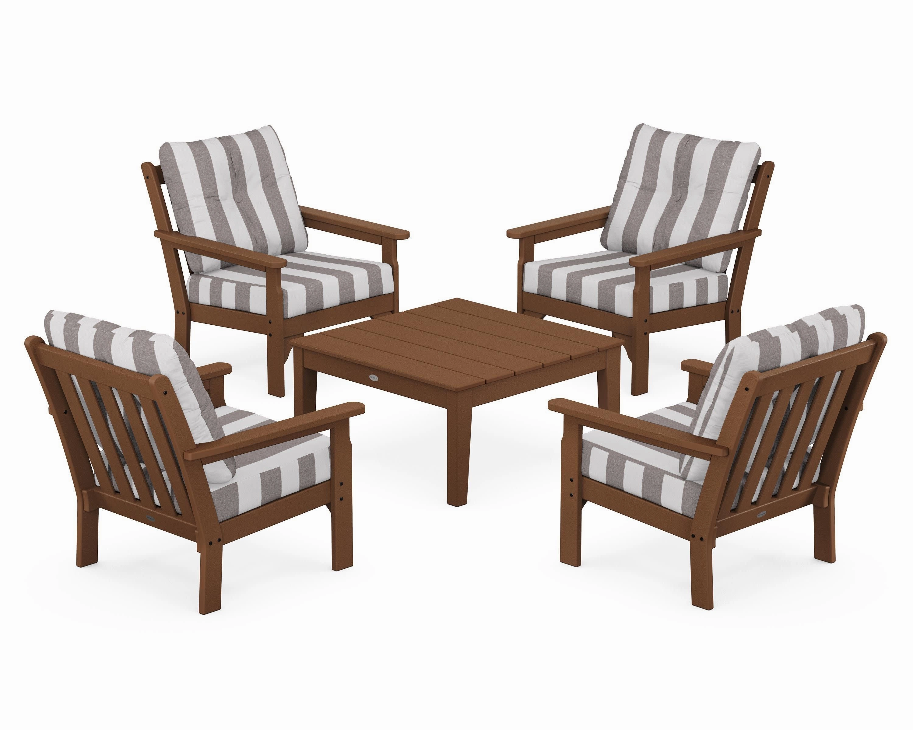 Vineyard 5-Piece Deep Seating Conversation Set