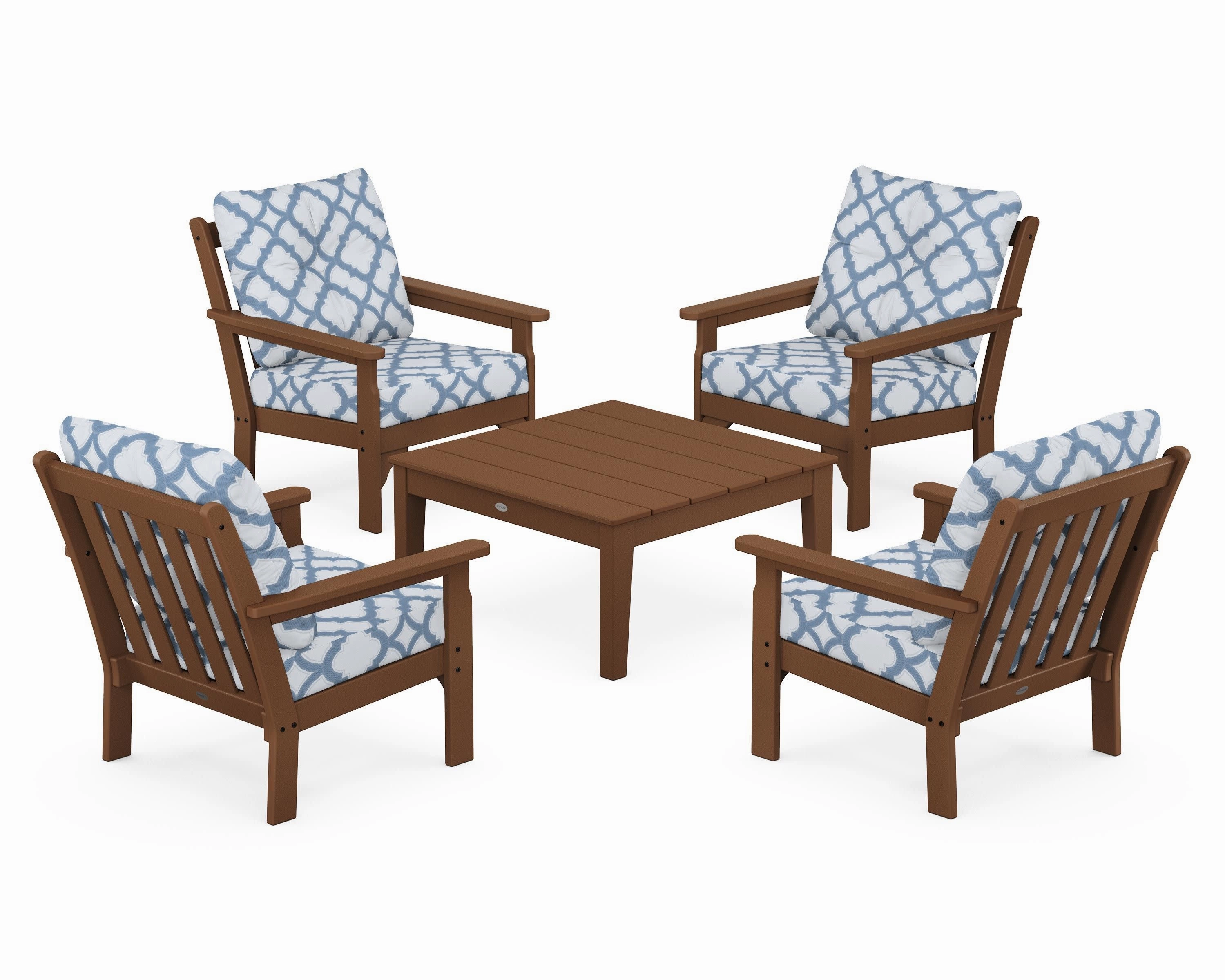 Vineyard 5-Piece Deep Seating Conversation Set