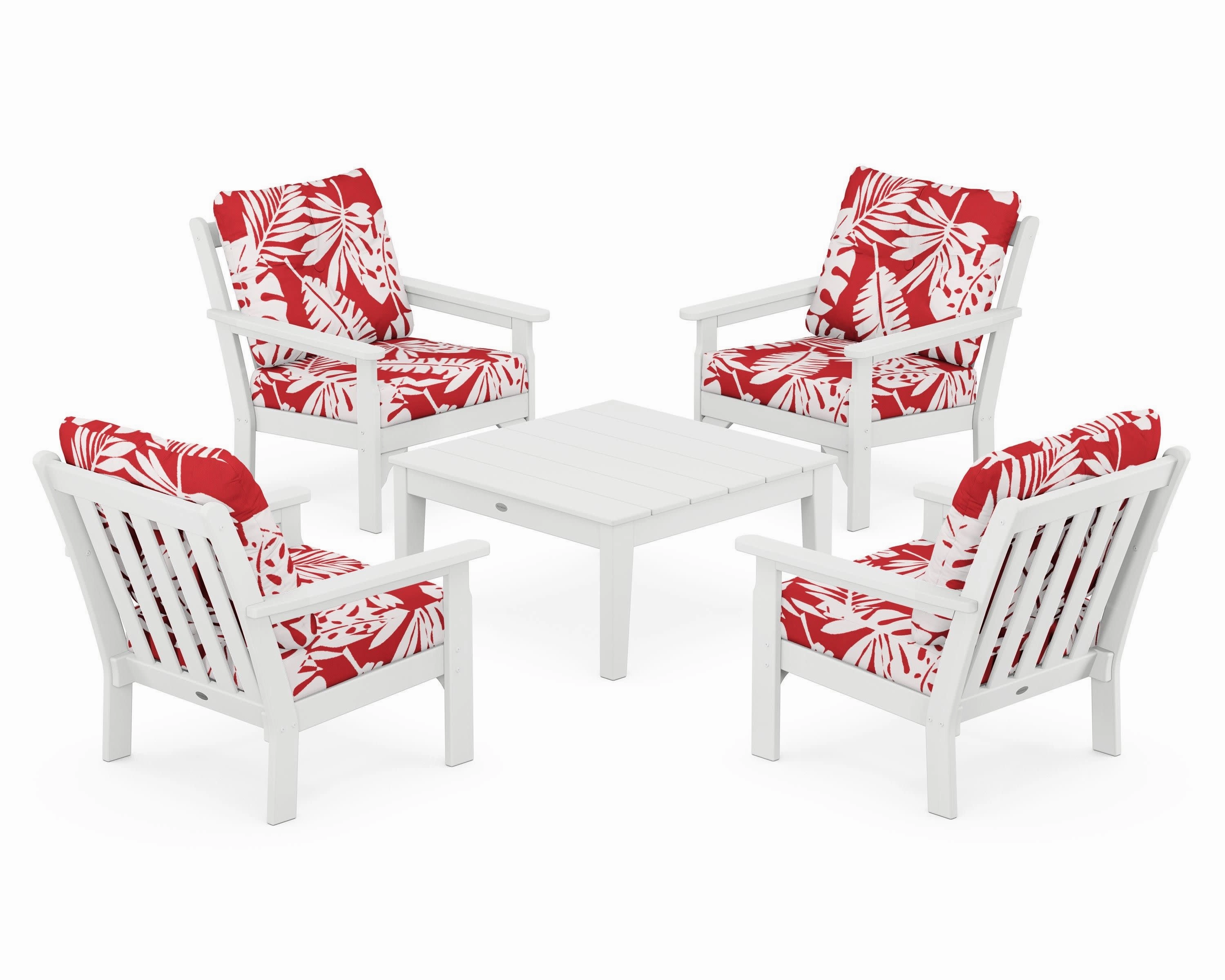 Vineyard 5-Piece Deep Seating Conversation Set