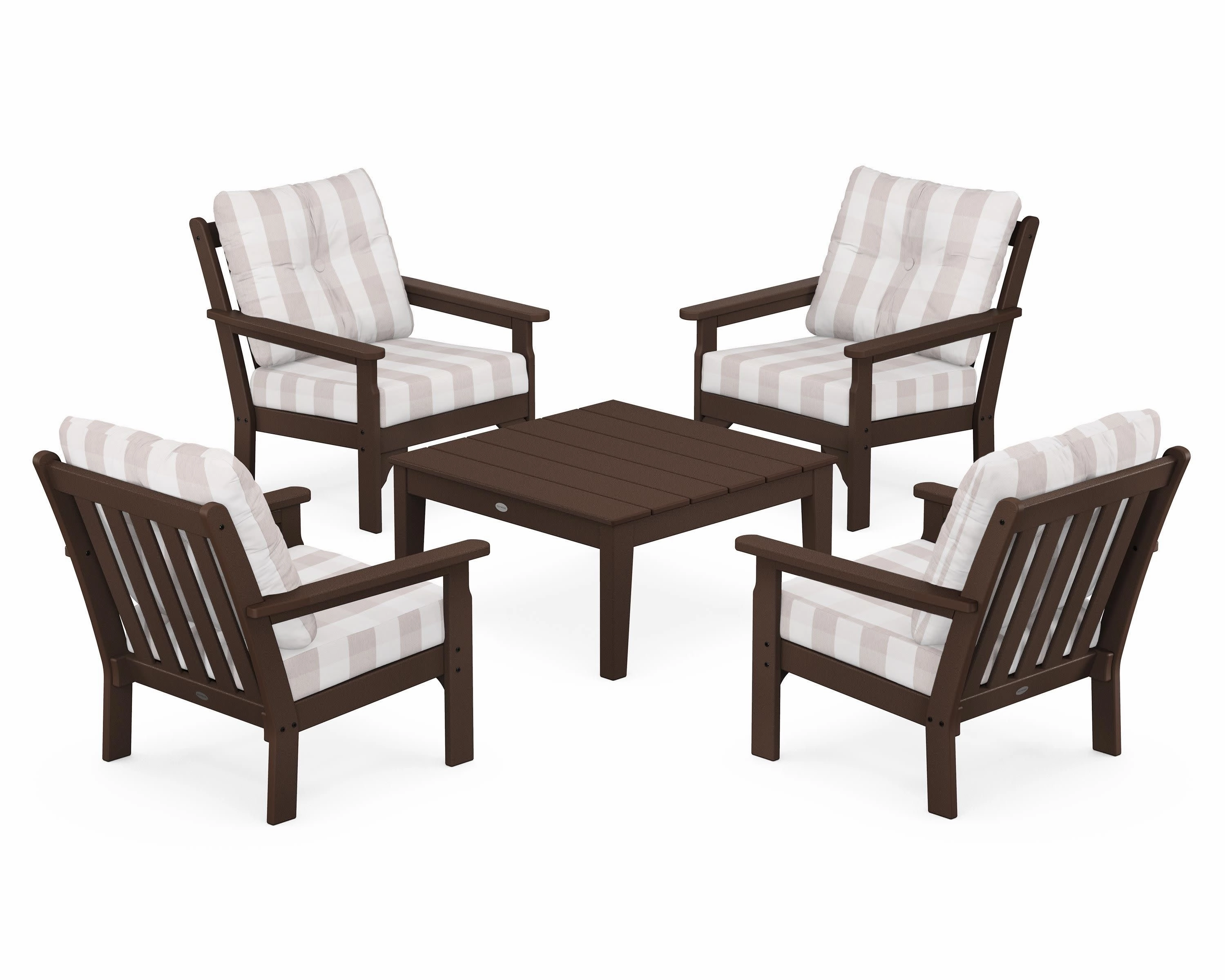 Vineyard 5-Piece Deep Seating Conversation Set
