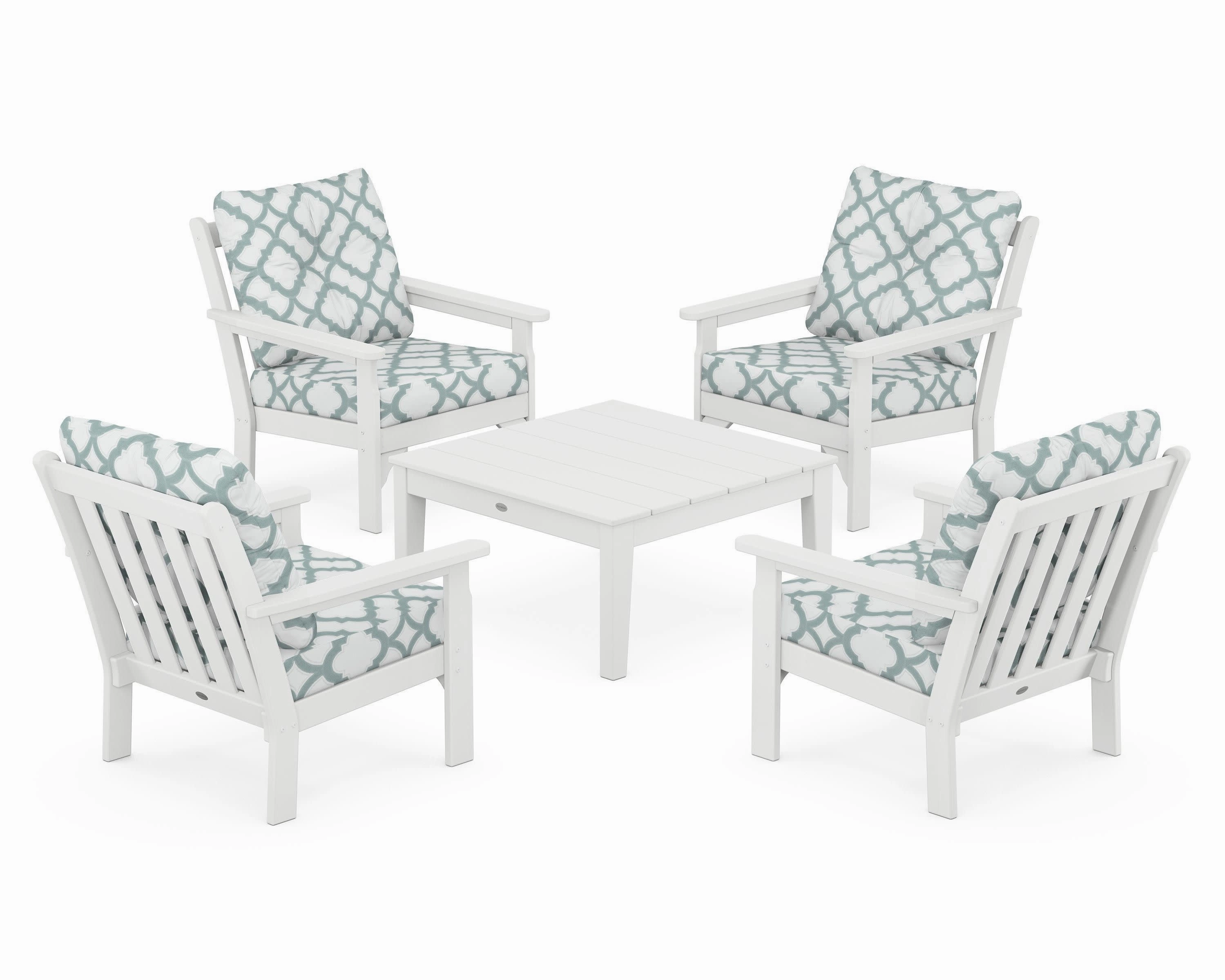 Vineyard 5-Piece Deep Seating Conversation Set