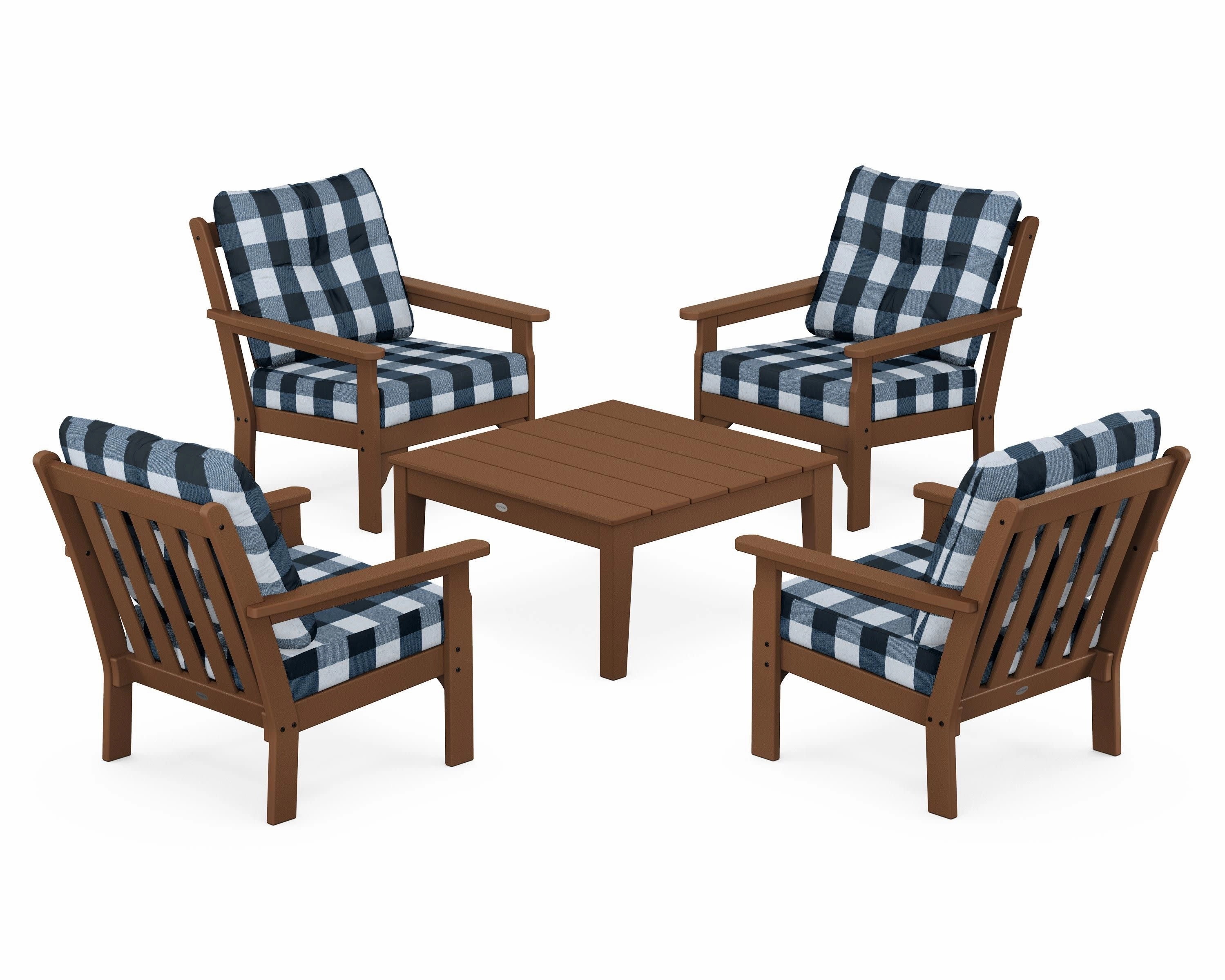Vineyard 5-Piece Deep Seating Conversation Set