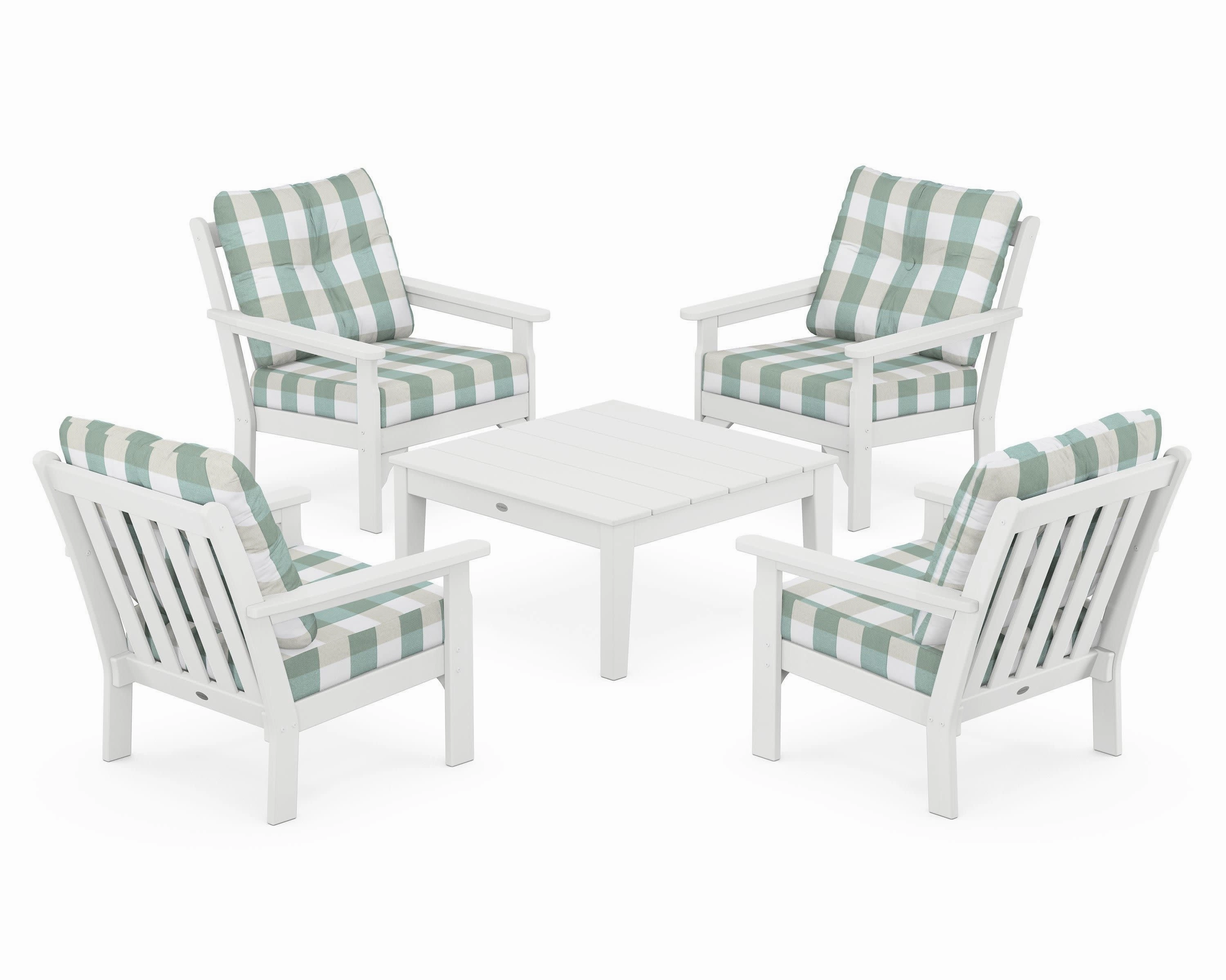Vineyard 5-Piece Deep Seating Conversation Set