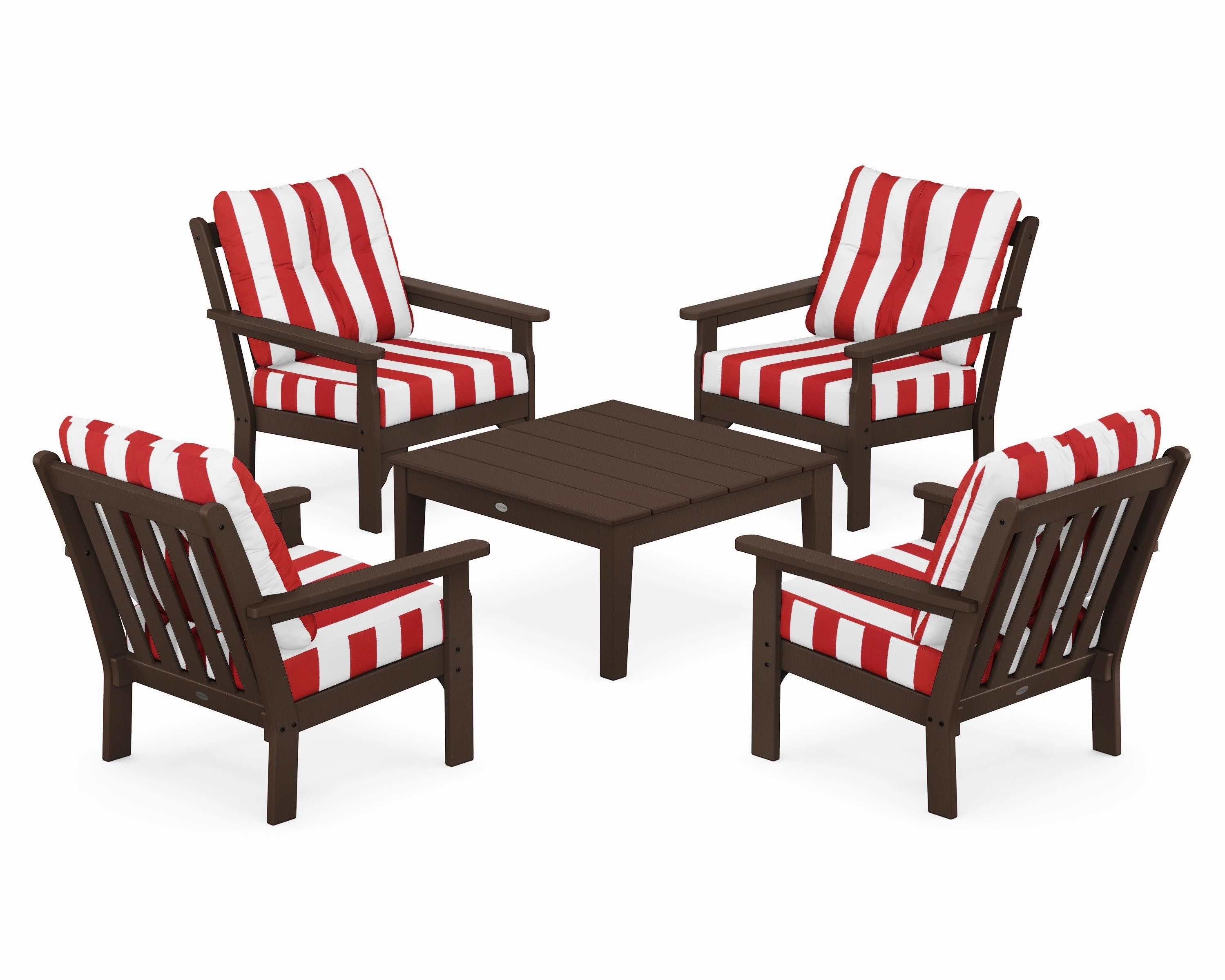 Vineyard 5-Piece Deep Seating Conversation Set