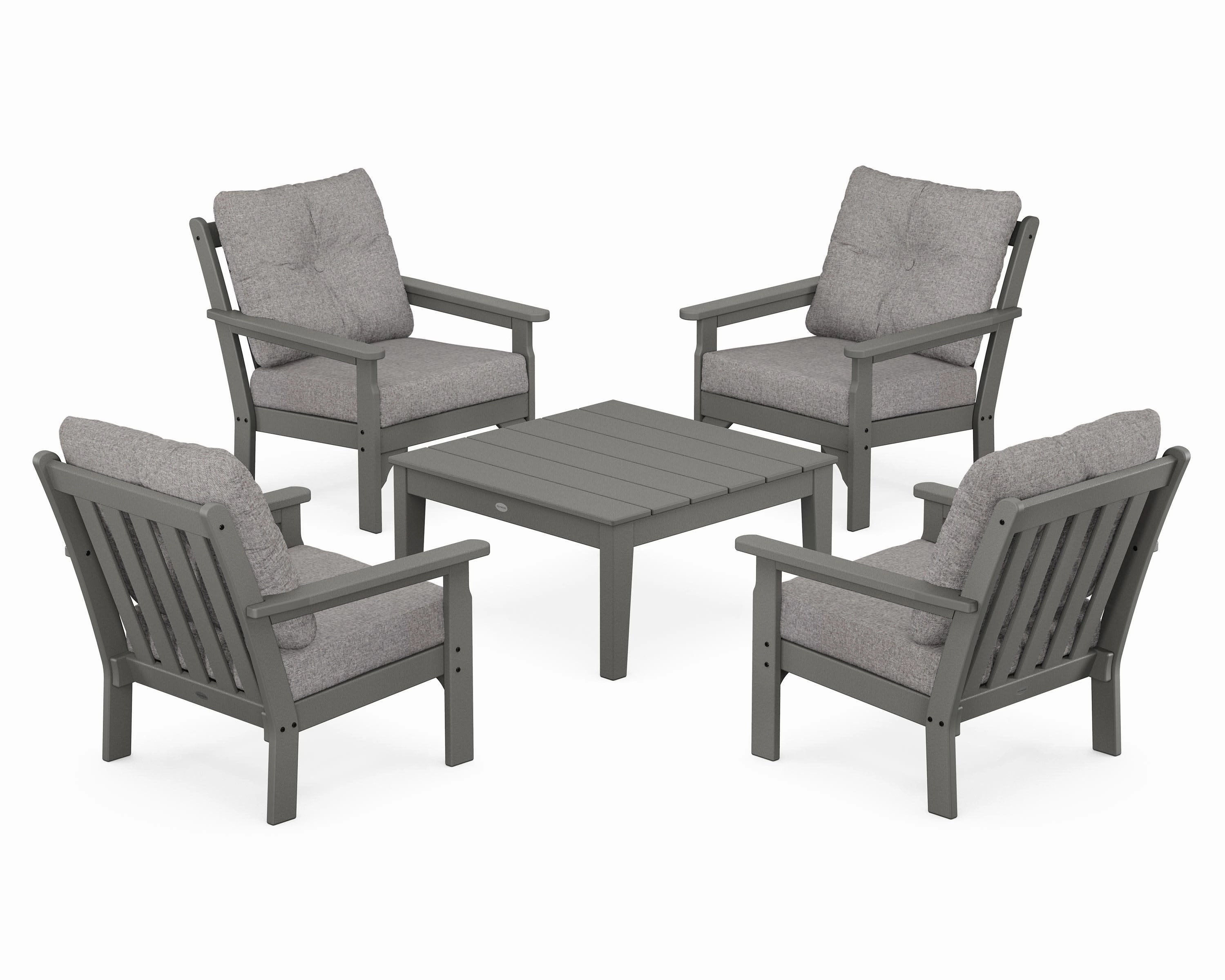 Vineyard 5-Piece Deep Seating Conversation Set